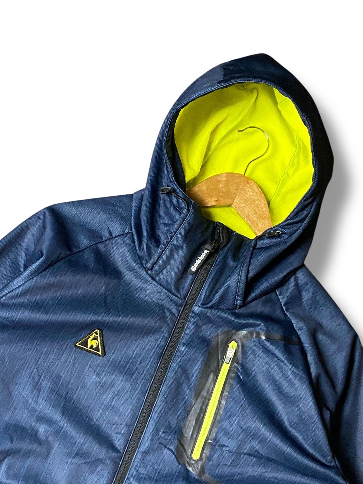 Japanese Brand × Le Coq Sportif × Vintage Lecoq Sportif Rain Revolution Hooded Jacket (121) Size US L / EU 52-54 / 3 - 7 Thumbnail