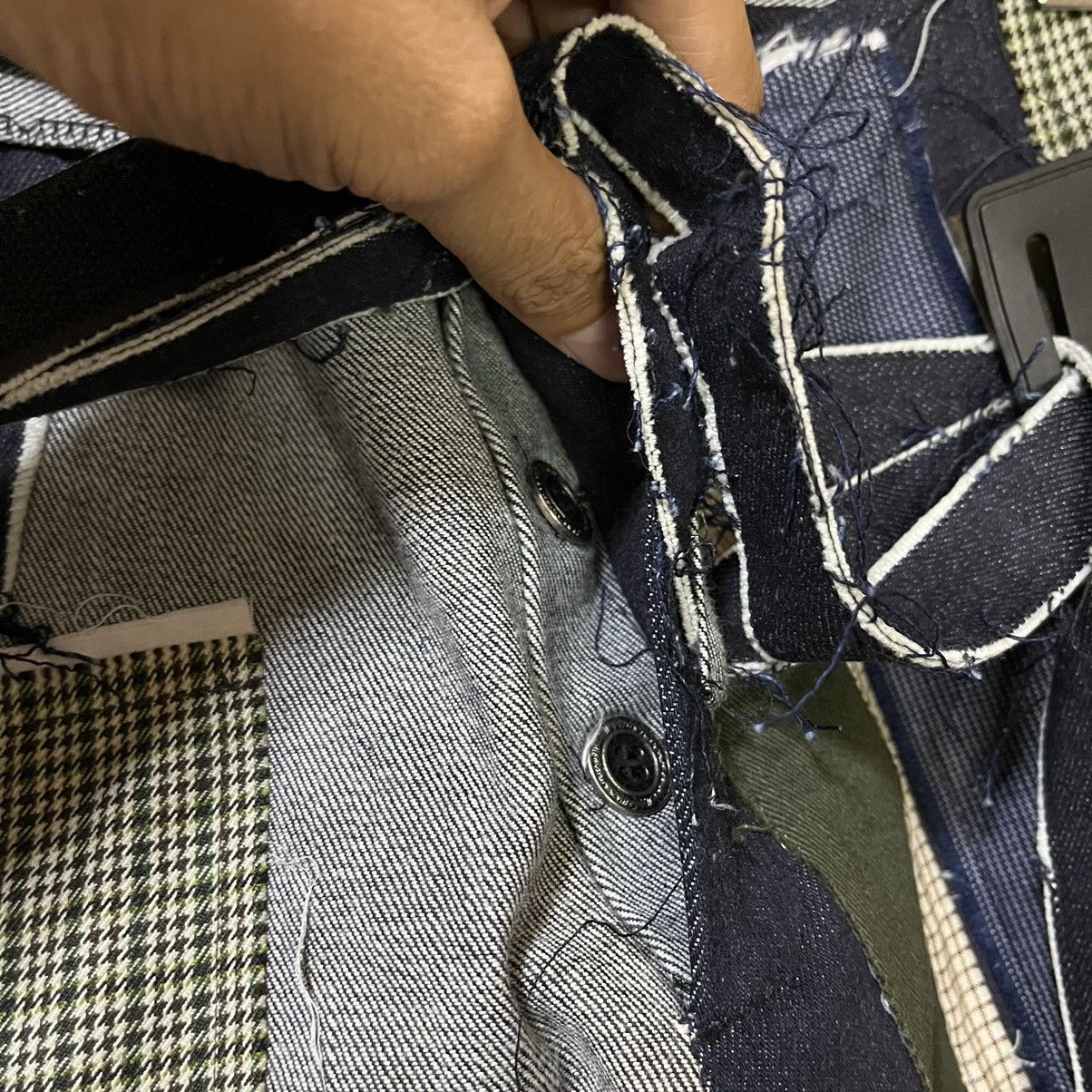 Japanese Brand MEP APOSTROPHE (T) ME PATCHWORK FLARED UNCLE ZIP DENIM PANTS Size US 32 / EU 48 - 9 Thumbnail