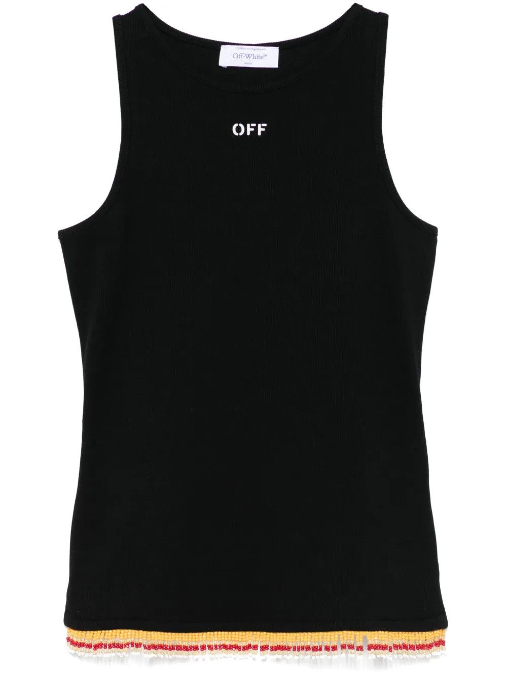Off-White o1y1225 Logo Tank Top in Black Size M / US 6-8 / IT 42-44 - 1 Thumbnail