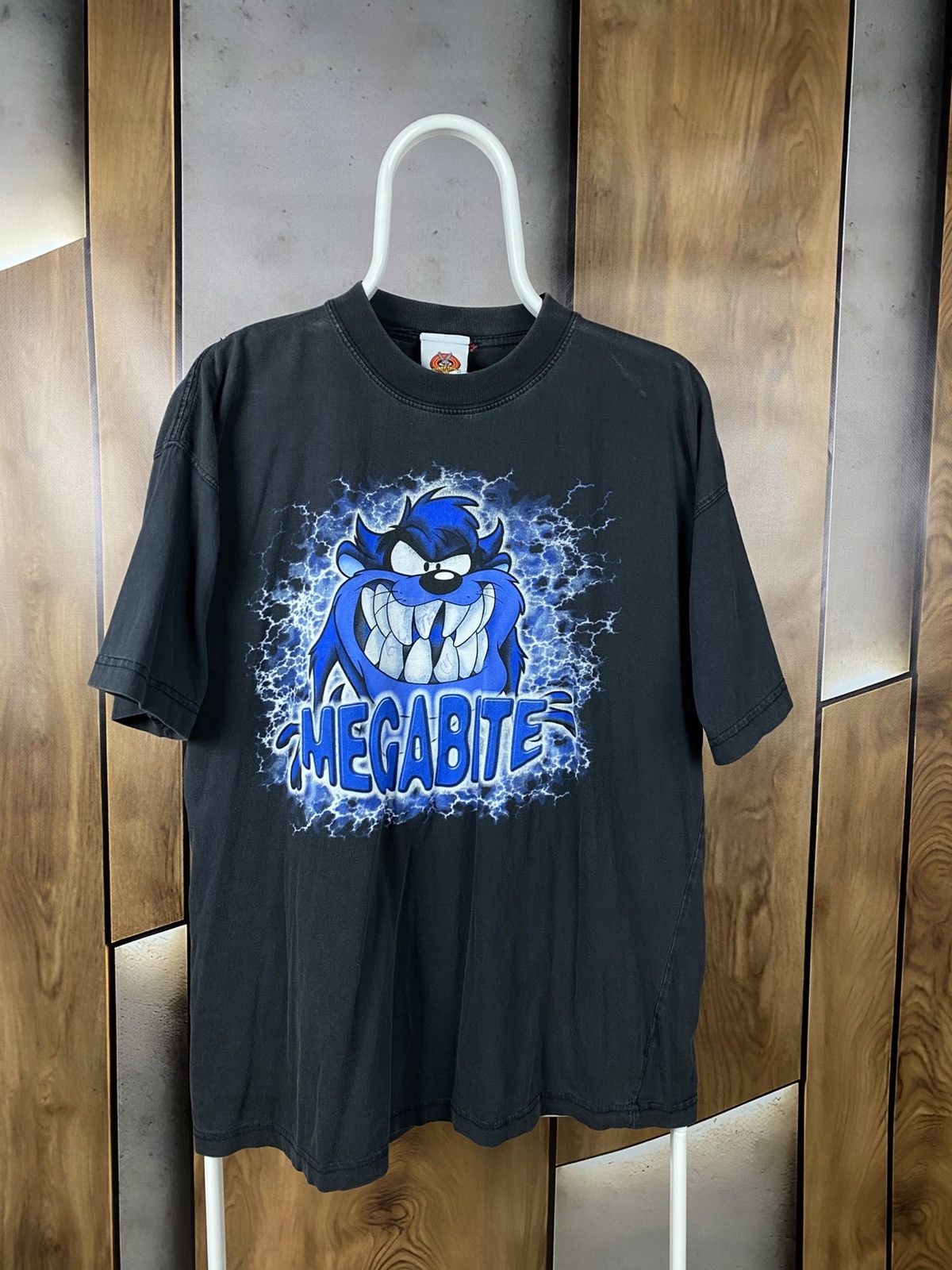 Warner Bros 🐶Vintage 1997 T-Shirt Looney Tunes Megabite VTG Tee🐶 Size US L / EU 52-54 / 3 - 1 Thumbnail