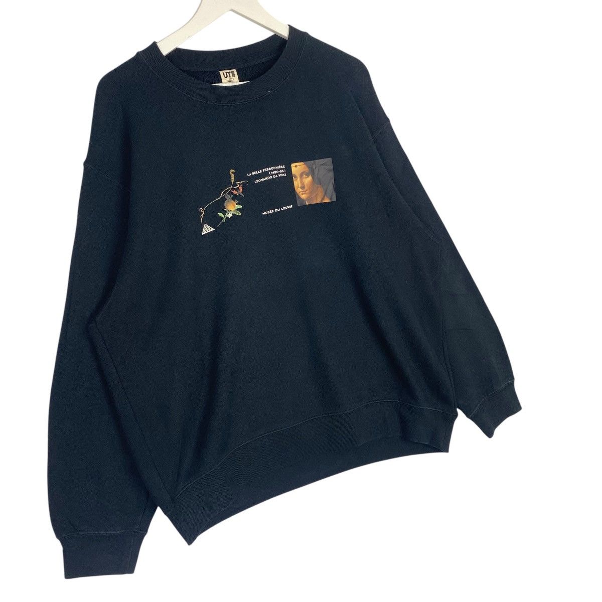 Vintage Vintage Leonardo Da Vinci Uniqlo Sweatshirt Crewneck Black Size US M / EU 48-50 / 2 - 3 Thumbnail