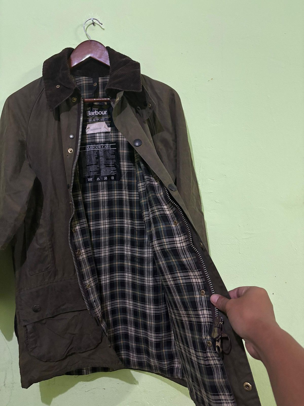 Barbour VTG Barbour Beaufort Waxed Hunting Jacket Design Size US M / EU 48-50 / 2 - 5 Thumbnail