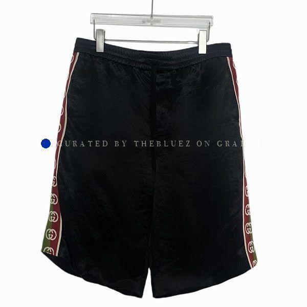 Gucci Interlocking G Stripe Black Shorts Size 36 Size US 36 / EU 52 - 1 Preview
