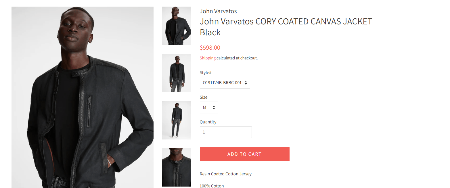 John Varvatos vtg crazy paris vibe John Varvatos Canvas Moto Jacket Size US S / EU 44-46 / 1 - 7 Thumbnail