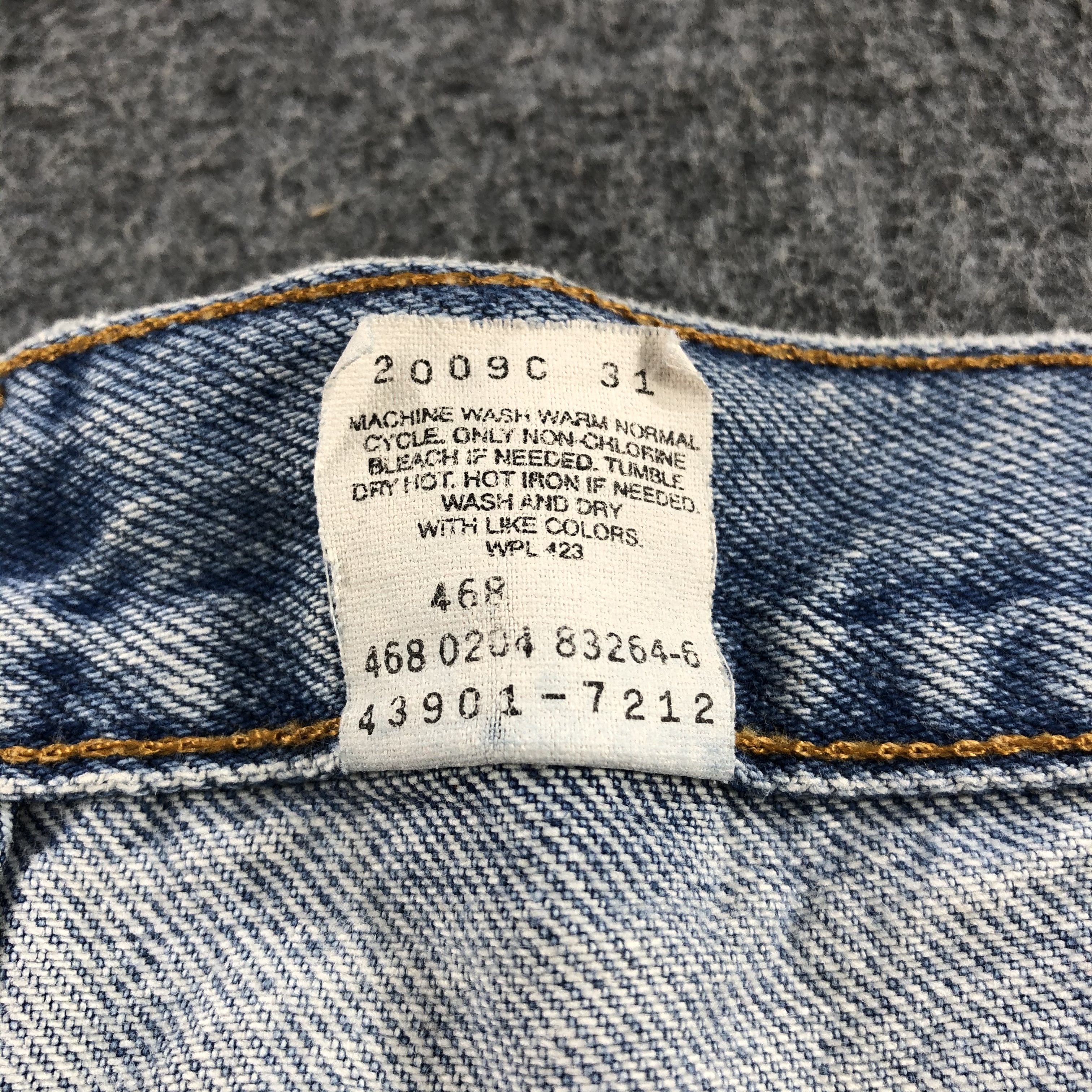 Levi's 90s Vintage Light Wash Levis Jeans-J2000 Size US 34 / EU 50 - 12 Thumbnail