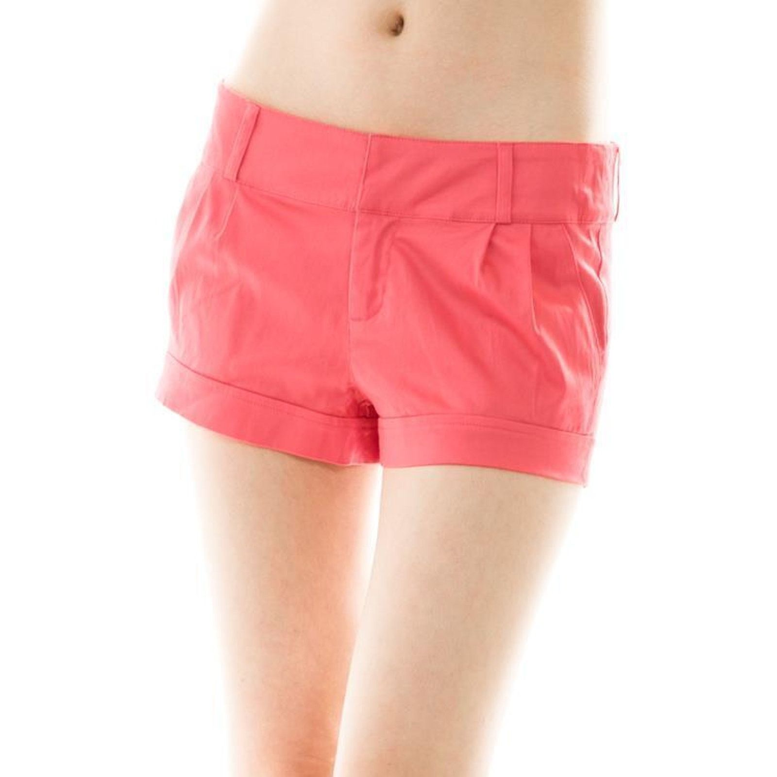 Other NEW Coral Pink Pleated Front Casual Dressy Summer Shorts Size 28" / US 6 / IT 42 - 1 Preview