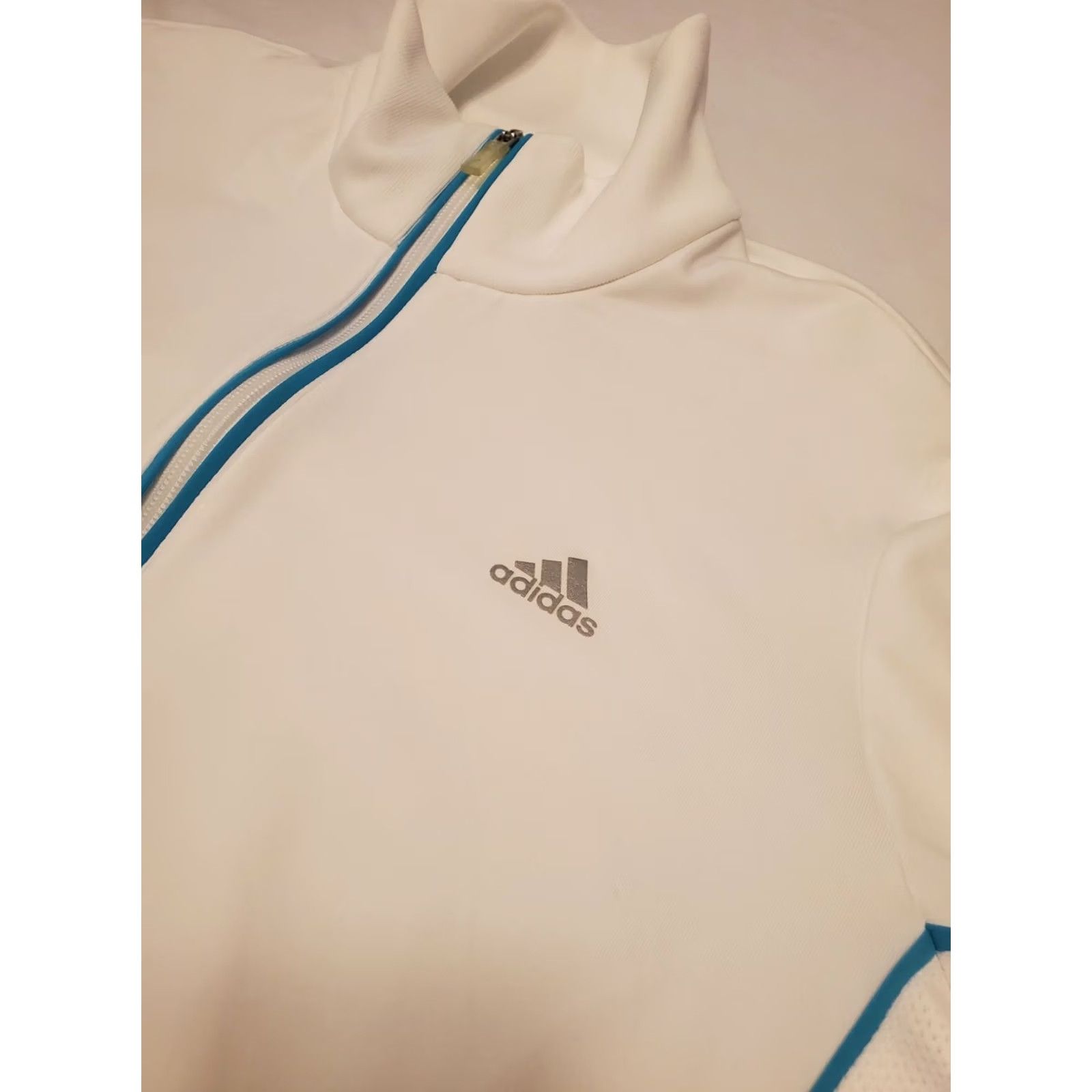 Adidas VINTAGE Adidas Supernova Clima365 Track Jacket White Womens Sz L Size L / US 10 / IT 46 - 5 Thumbnail
