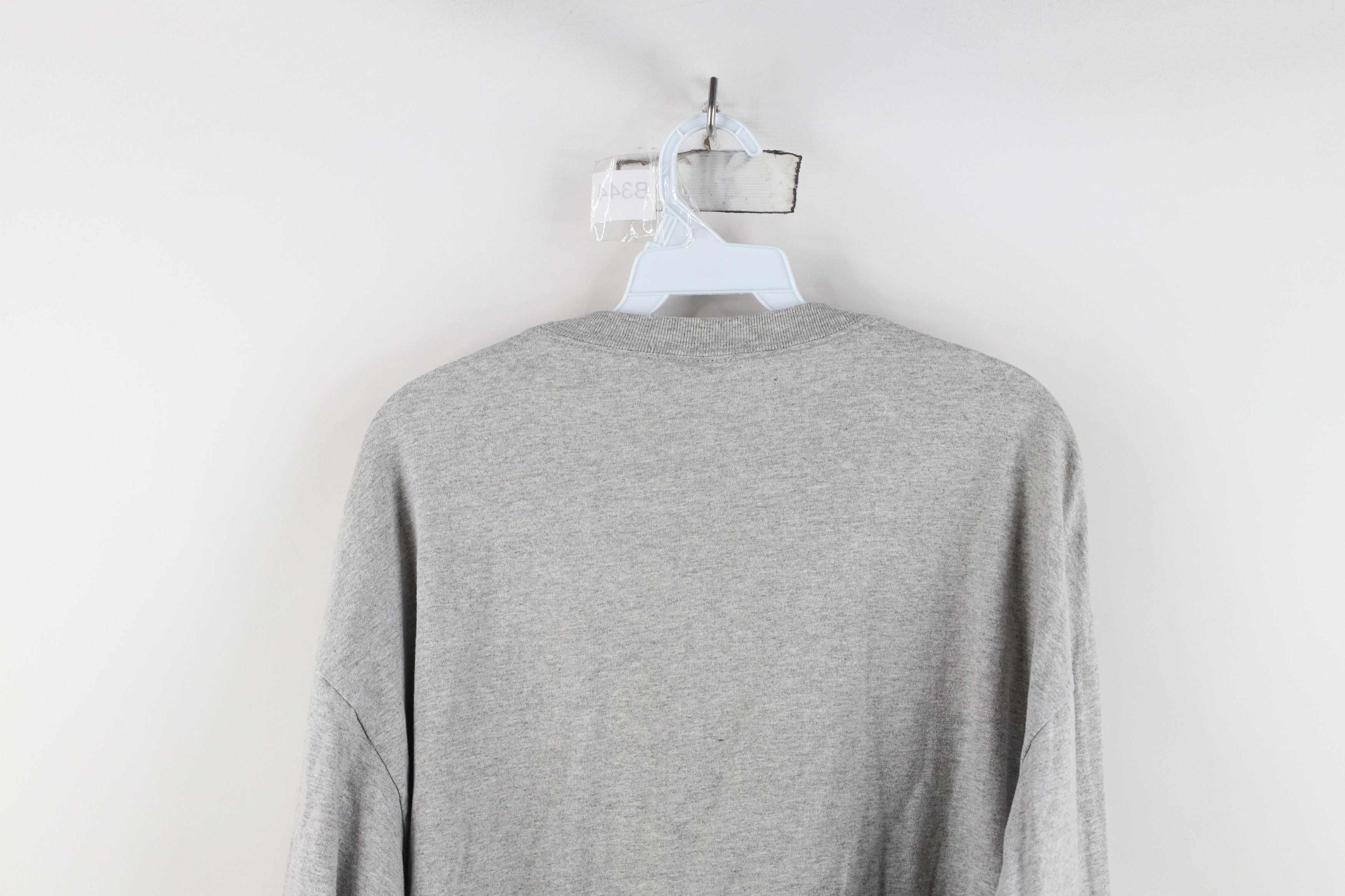 Vintage Vintage 90s University of Michigan Long Sleeve T-Shirt Gray Size US L / EU 52-54 / 3 - 15 Thumbnail