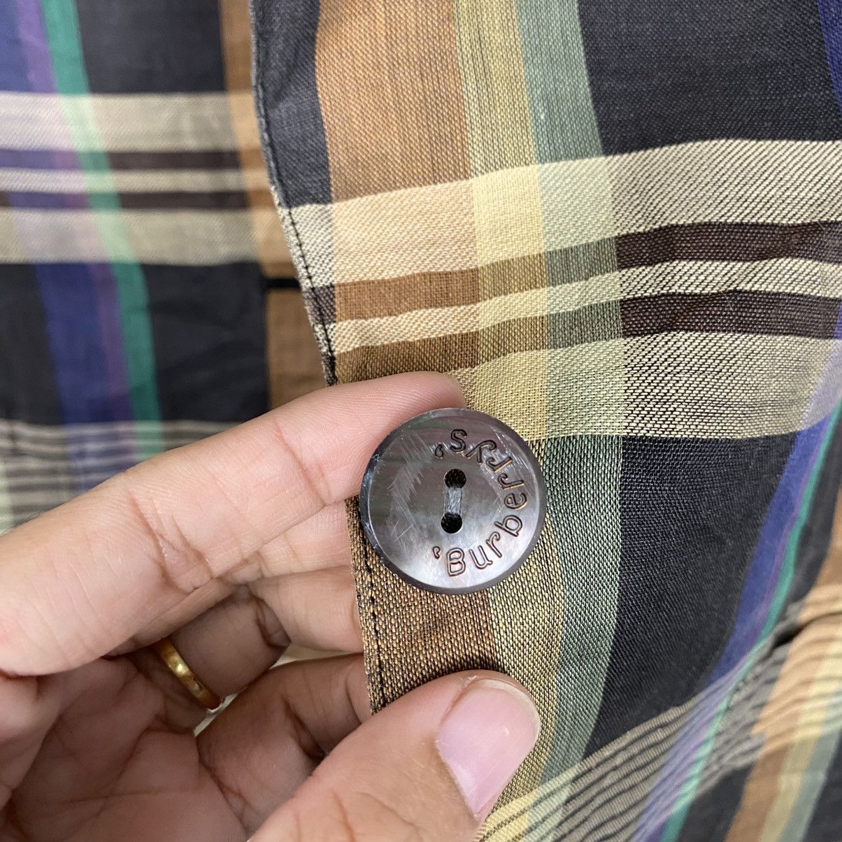 Burberry 📌Vintage Chore Jacket Burberrys Tartan Design Check Size US M / EU 48-50 / 2 - 17 Thumbnail