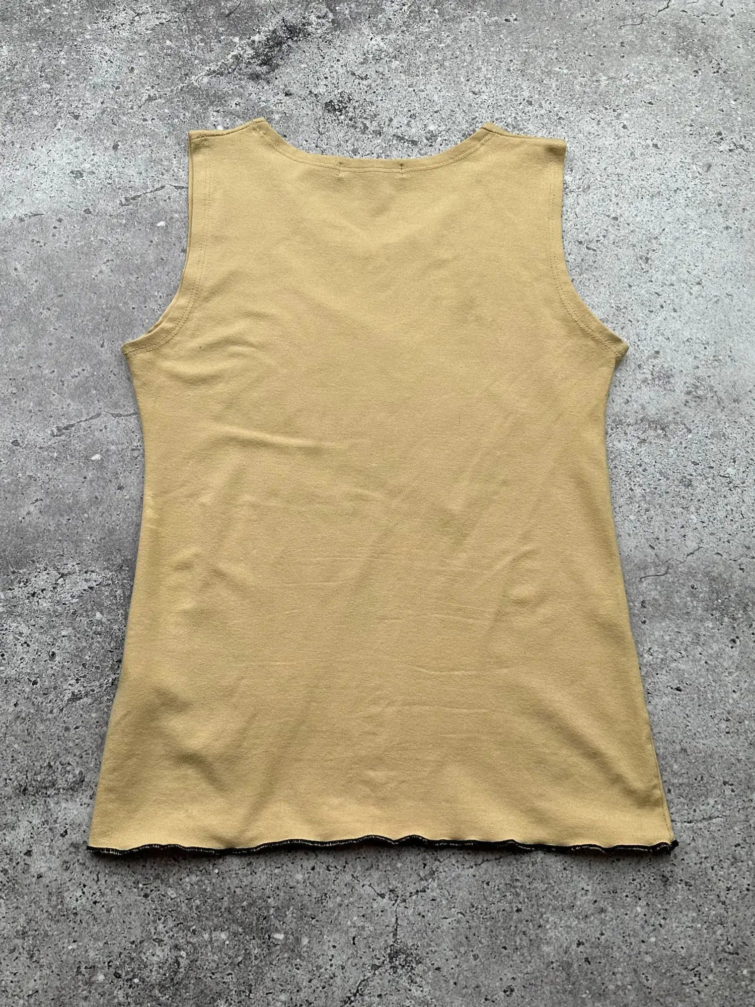 Japanese Brand Vintage Printed Tank Top C404(V556)(E8) Size S / US 4 / IT 40 - 2 Thumbnail