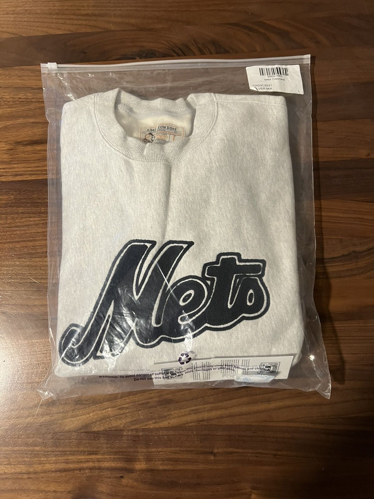 Aime Leon Dore Aime Leon Dore ALD New York Mets Chainstitch Crewneck Size US L / EU 52-54 / 3 - 9 Thumbnail