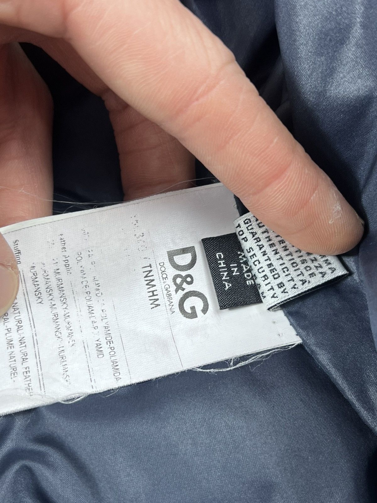 Dolce & Gabbana Dolce & Gabbana DG Shine Blue Puffer Jacket Size US S / EU 44-46 / 1 - 12 Thumbnail