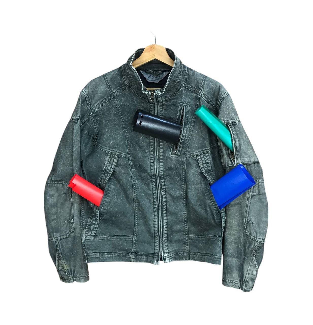 Japanese Brand JAPANESE FIELDCORE X NWZ WORKERS DISTRESSED BIKER JACKET Size US L / EU 52-54 / 3 - 1 Thumbnail