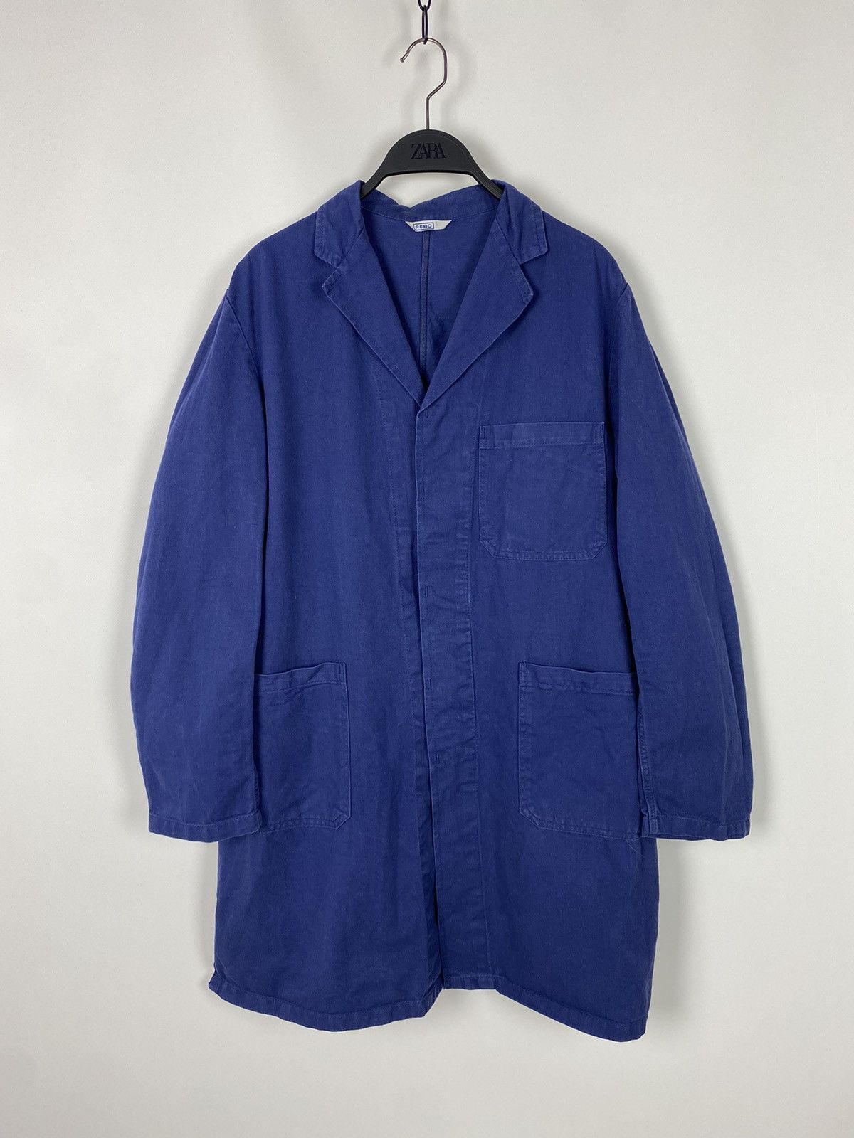 Vintage 1970’s Vintage German Pebo Cotton Shop Coat Size US M / EU 48-50 / 2 - 1 Thumbnail