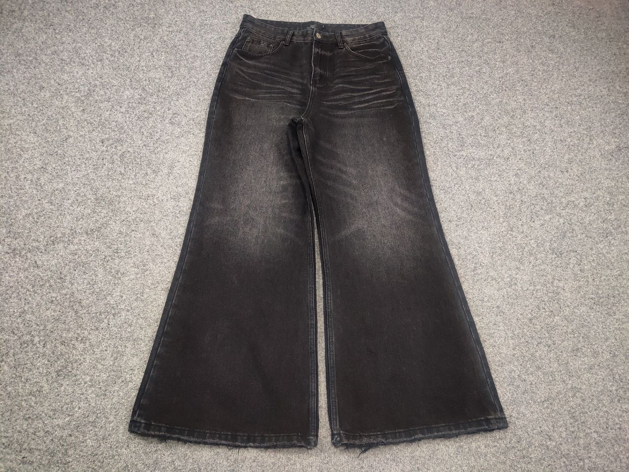If Six Was Nine JC Official JCAESAR super baggy Black Denim Jeans LGB rick Size US 34 / EU 50 - 6 Thumbnail