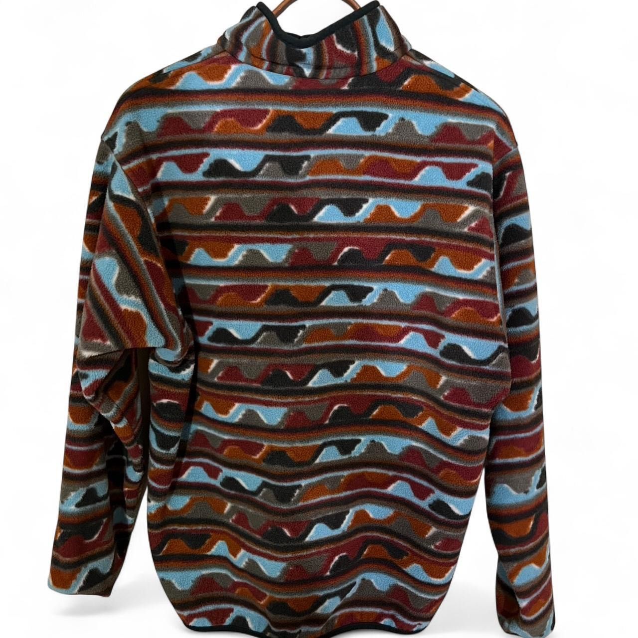 Patagonia Patagonia LRG Waves Print Synchilla Snap-T® Fleece Pullover Size US L / EU 52-54 / 3 - 2 Thumbnail