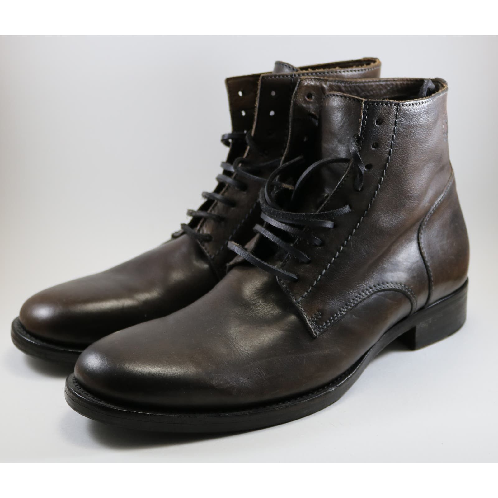 image of Buttero Brown Leather Boots Size 42, Men's