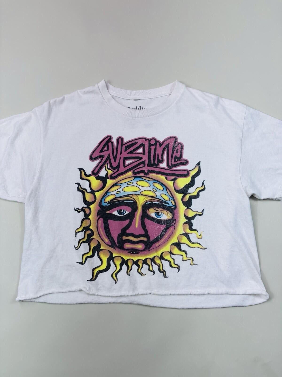Sublime Sublime Women’s Graphic Band Tee With Cropped Fit Size Small Size S / US 4 / IT 40 - 1 Thumbnail