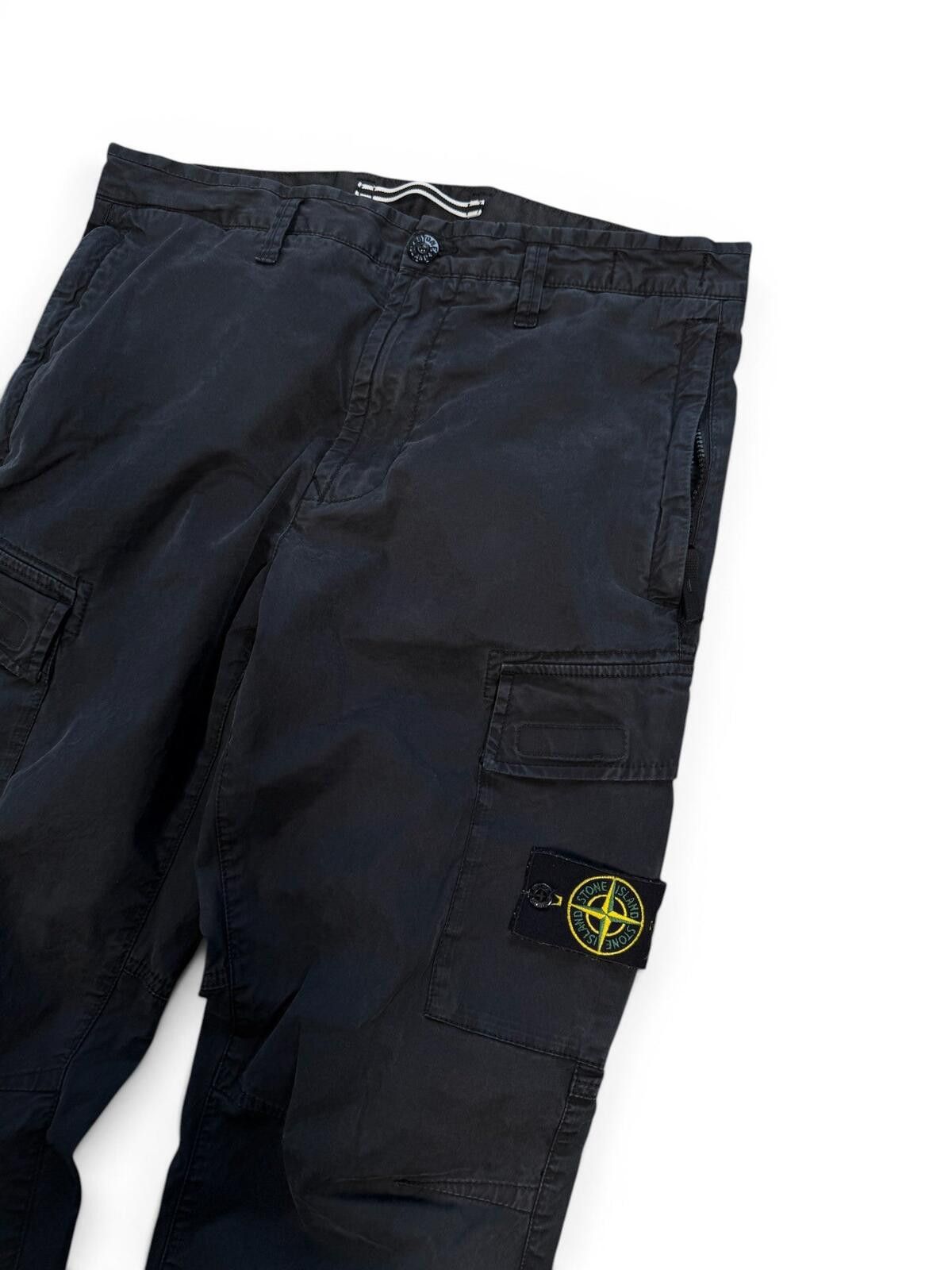 Other Stone Island Black Cargo Pants Size 32 Waist Size US 32 / EU 48 - 2 Thumbnail
