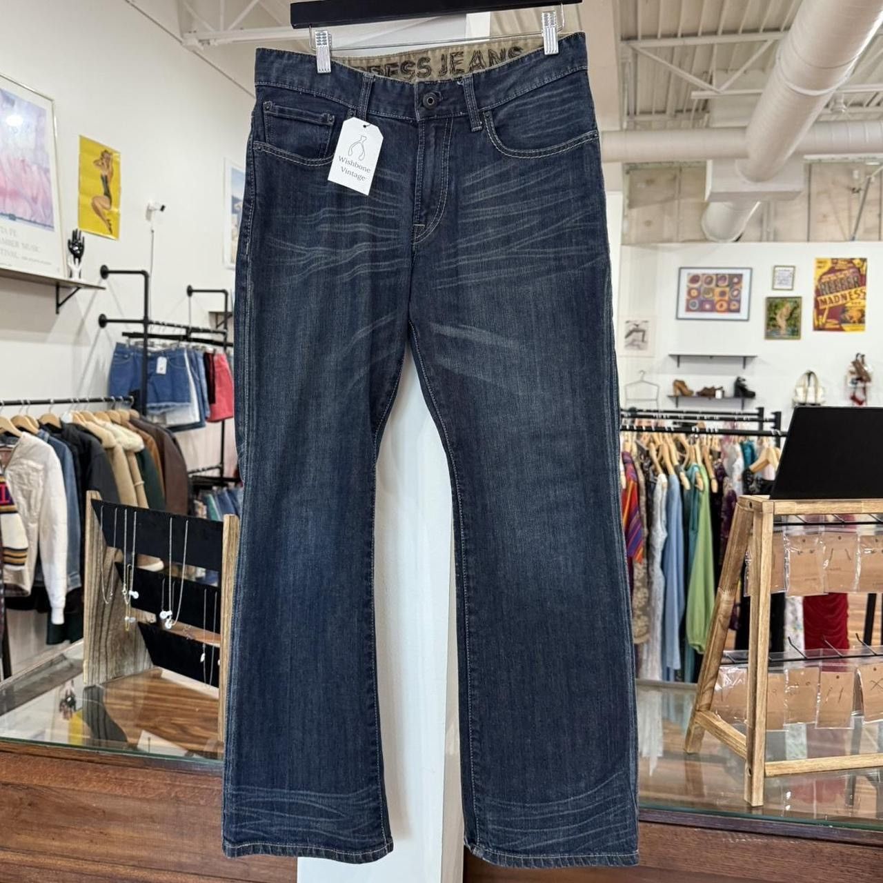Express Vintage Y2K Express Dark Wash Bootcut Jeans Size US 32 / EU 48 - 1 Thumbnail