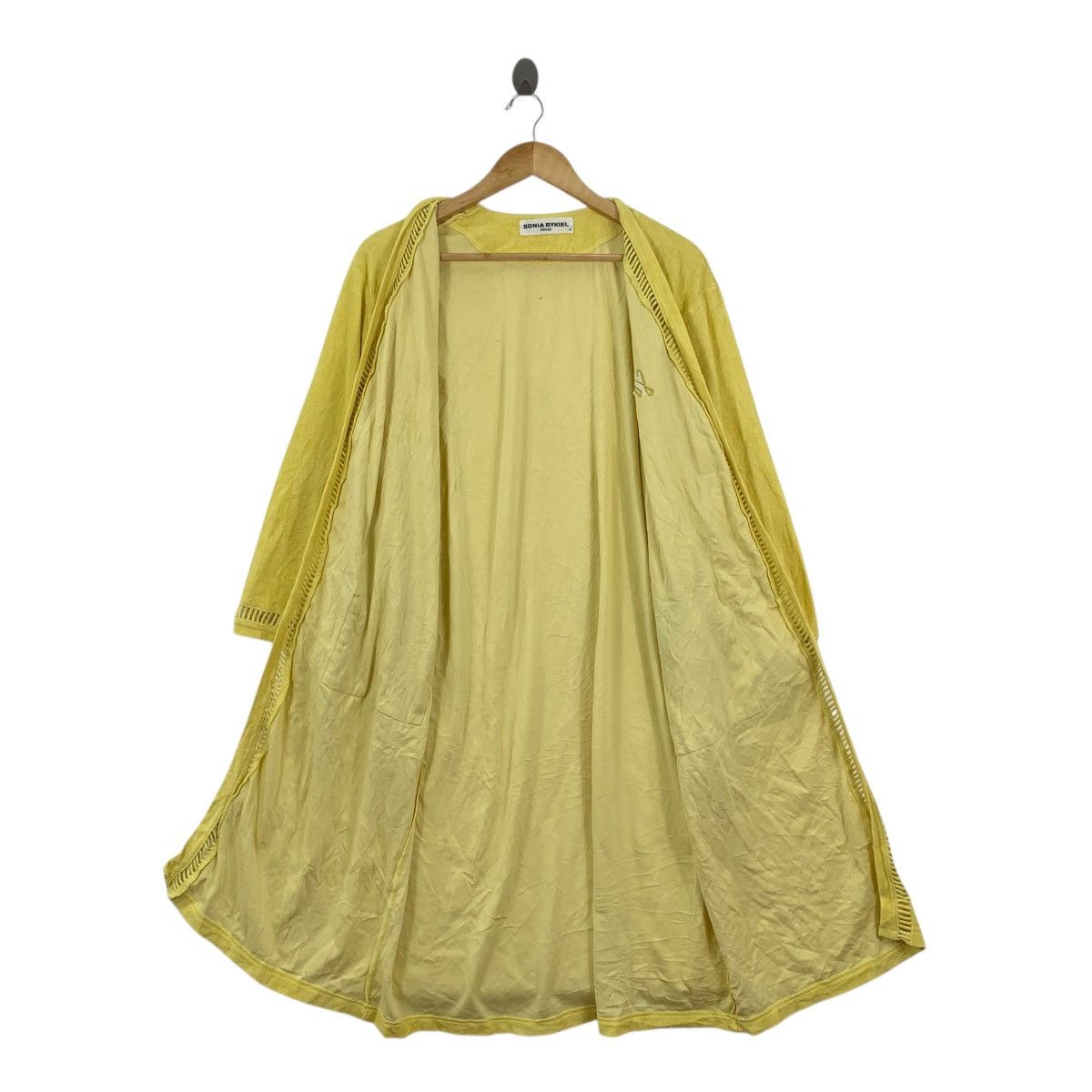 Sonia Rykiel SONIA RYKIEL PARIS Minimalist Design Yellow Robe Coat Onsen Size M / US 6-8 / IT 42-44 - 6 Thumbnail