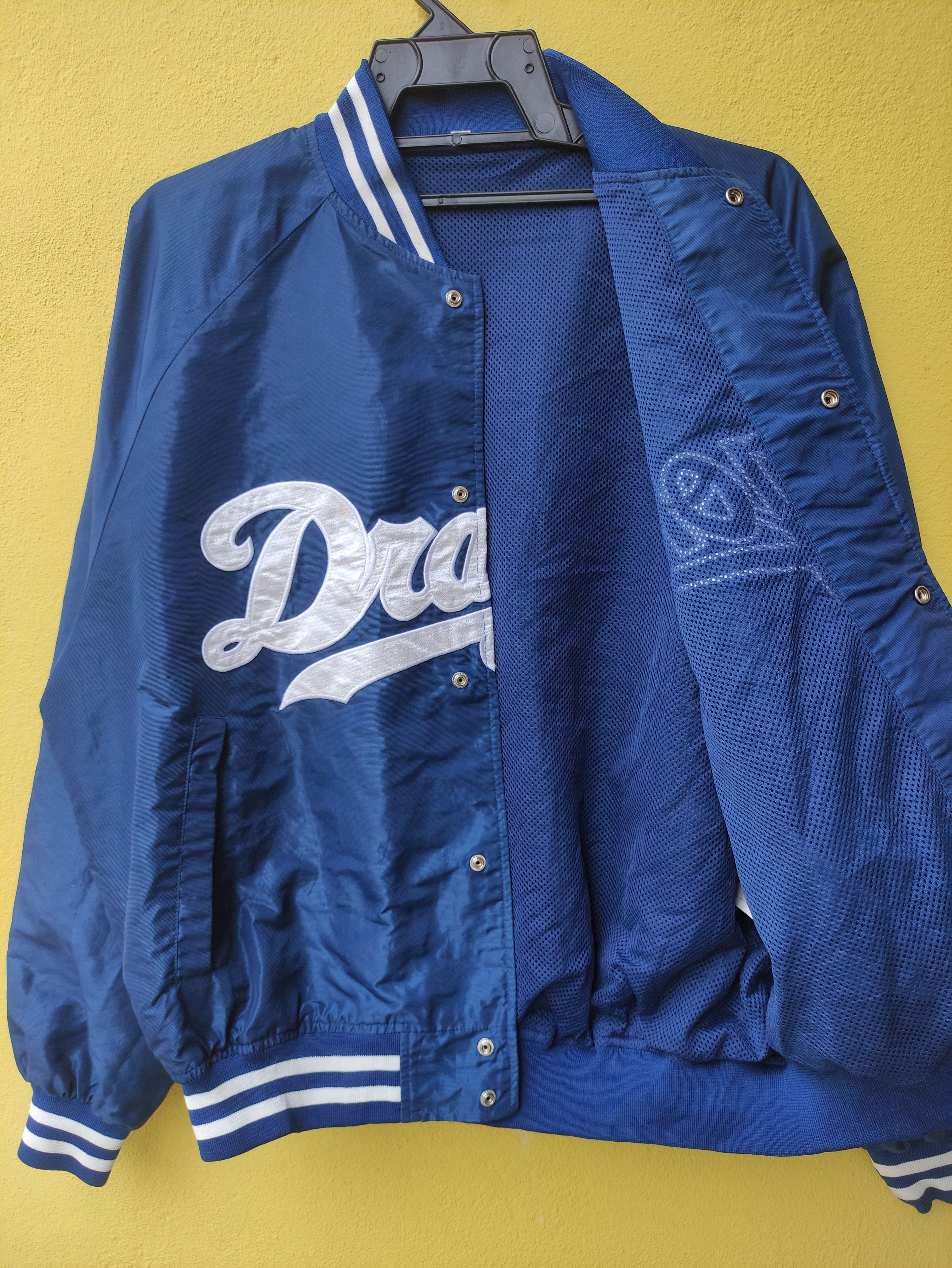 Japanese Brand 🔥 RARE CHUNICHI DRAGONS BASEBALL BOMBER JACKET Size US L / EU 52-54 / 3 - 5 Thumbnail
