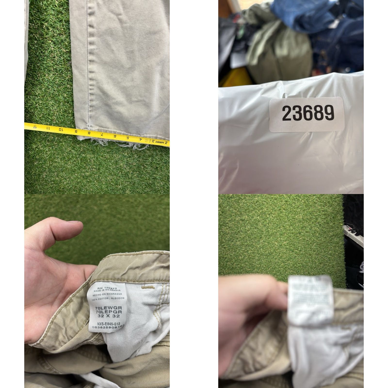 Wrangler Wrangler Cargo Pants Mens 32x32 Khaki Brown 70LEWGR Workwear Canvas Straight Pants Mens Khaki Cargo 32x32 Wrangler Size US 32 / EU 48 - 8 Thumbnail