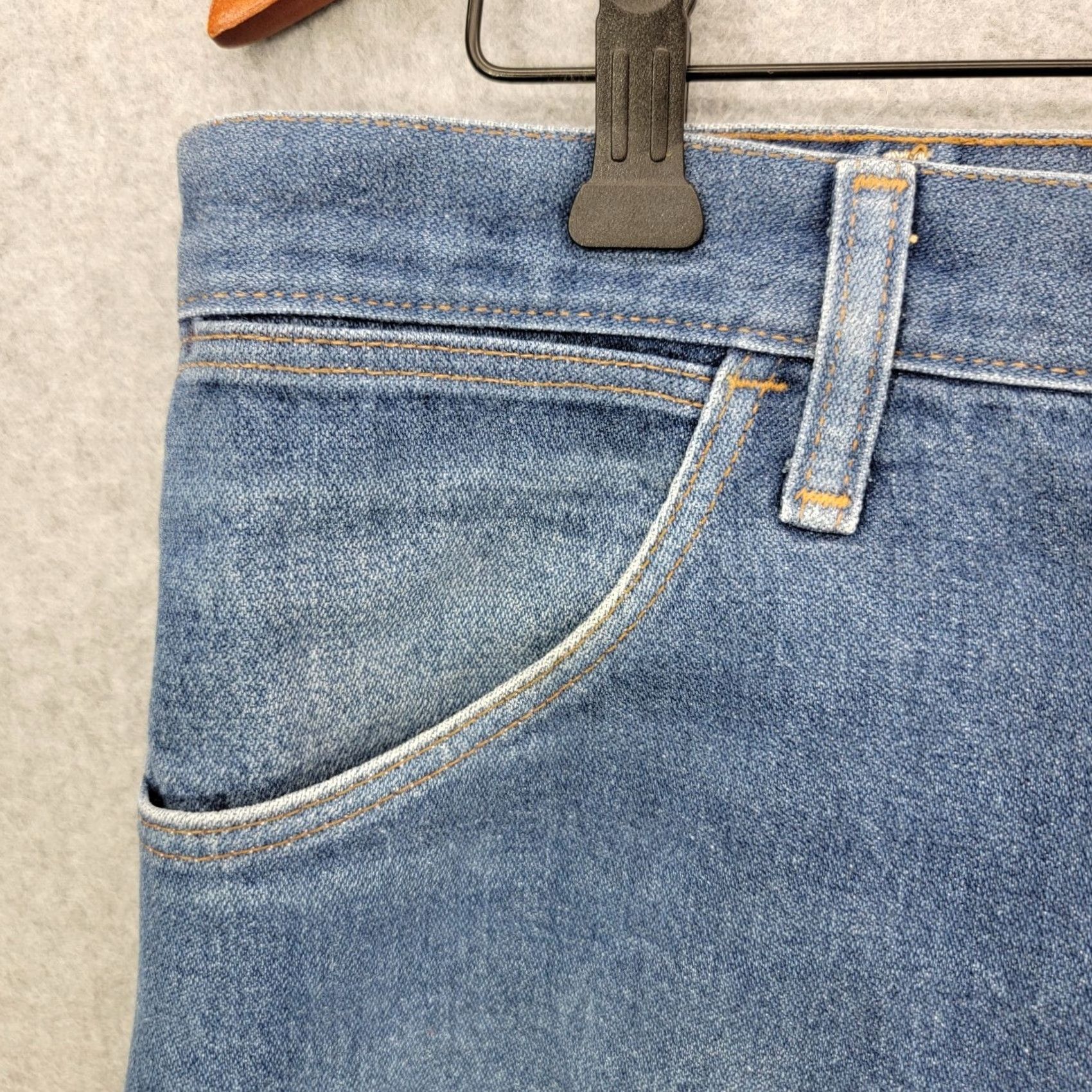 Wrangler Wrangler Jeans Bootcut 38 x 33 Denim Cowboy Western 945NAV Men’s Regular Blue Denim Size 38 33 Boots Cowboy Western Workwear Jeans Mens Size US 38 / EU 54 - 4 Thumbnail