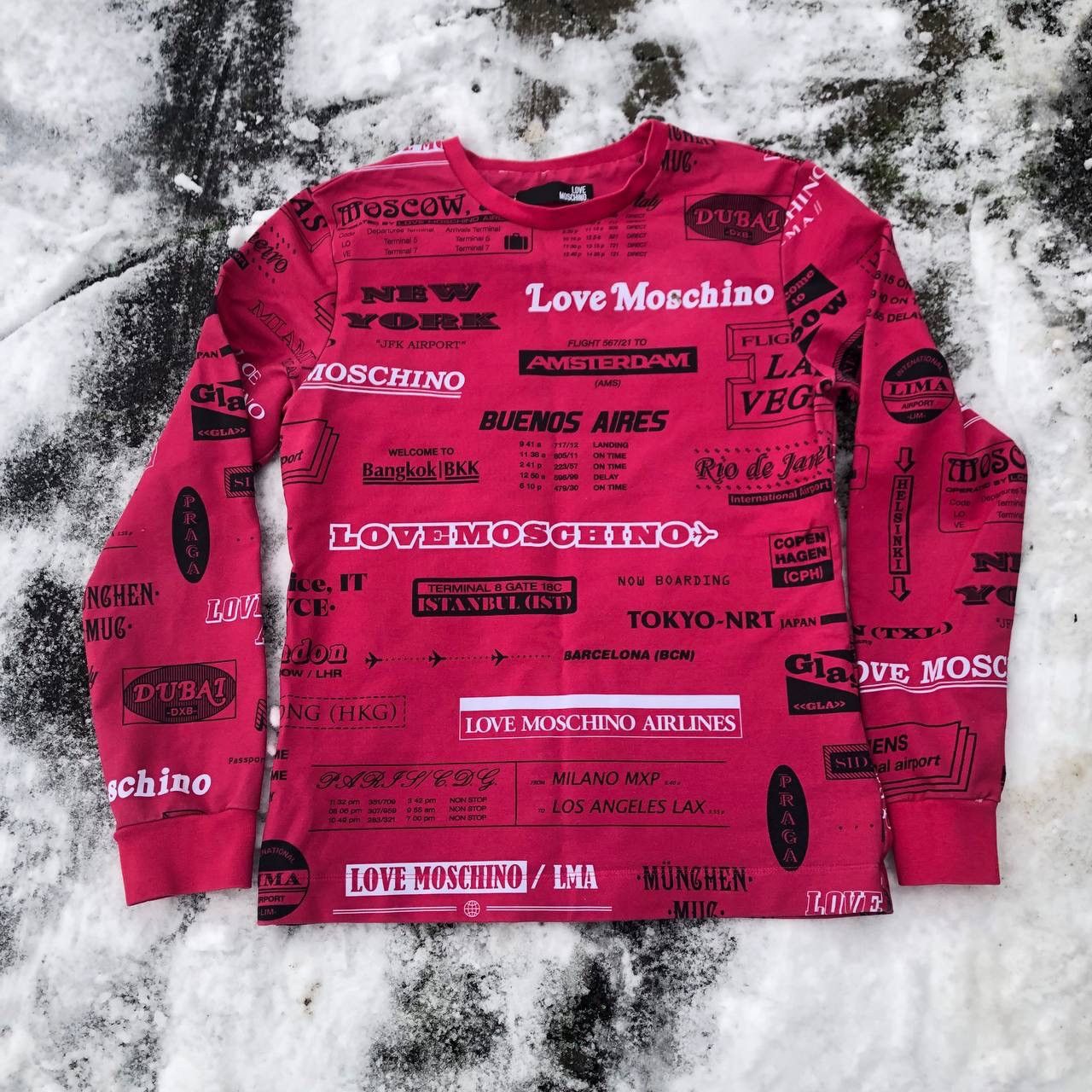 Moschino Moschino Double Question Crewneck Sweater Size US S / EU 44-46 / 1 - 1 Thumbnail