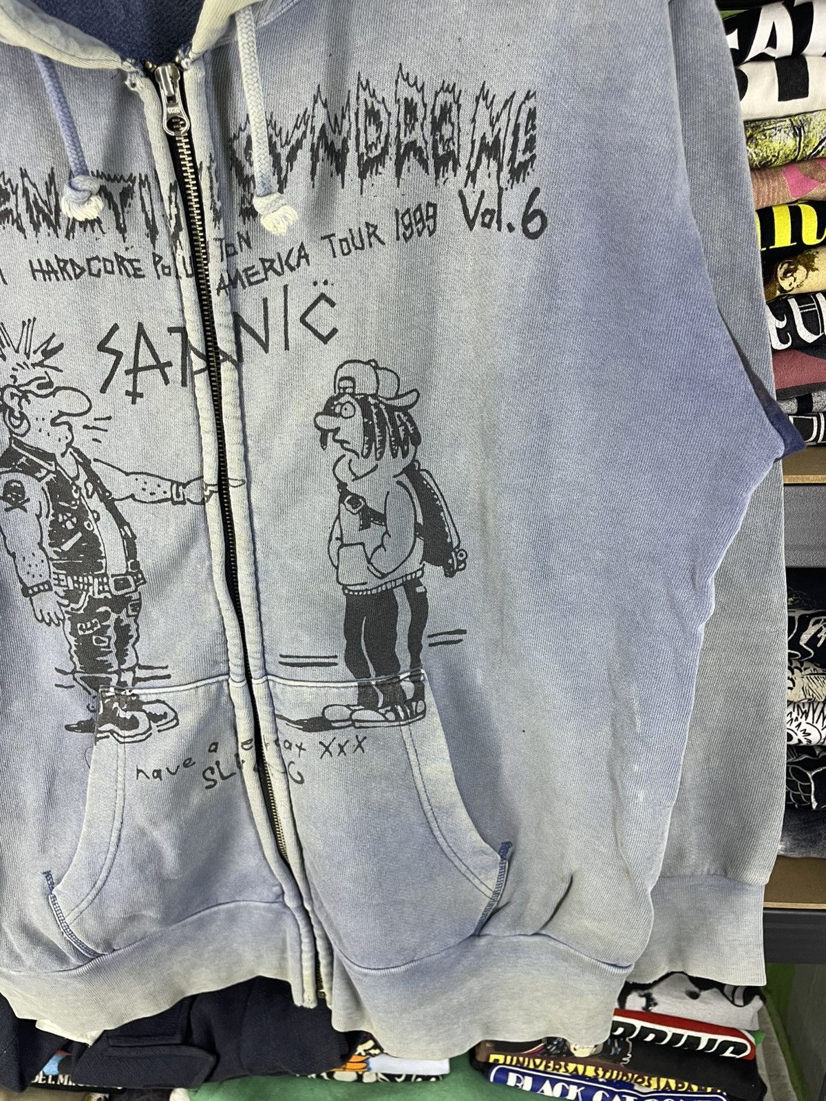 Band Tees vintage 90's Alternative Syndrome Exorcism Hardcore Tour Size US M / EU 48-50 / 2 - 4 Thumbnail
