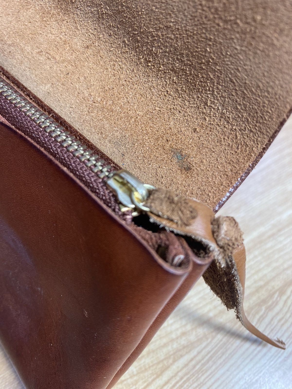 Leather × Vintage Elegant Leather Long Wallet Size ONE SIZE - 10 Thumbnail