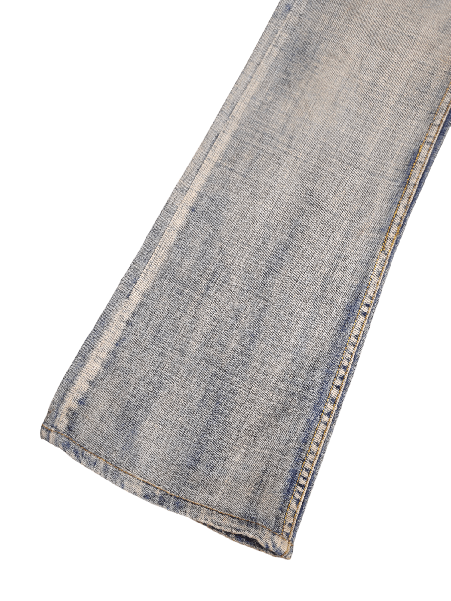 Diesel Flare Jeans Diesel D Logo Faded Low Rise Boot Cut Y2k Goa Size US 29 - 18 Thumbnail