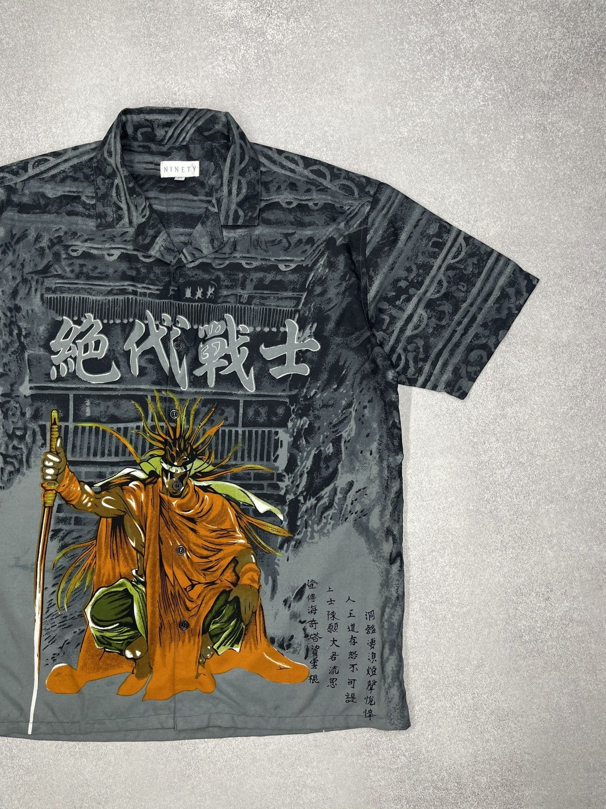 Other Vintage Ninety Anime Print Shirt Japanese Style Samurai Y2K Size US M / EU 48-50 / 2 - 3 Thumbnail