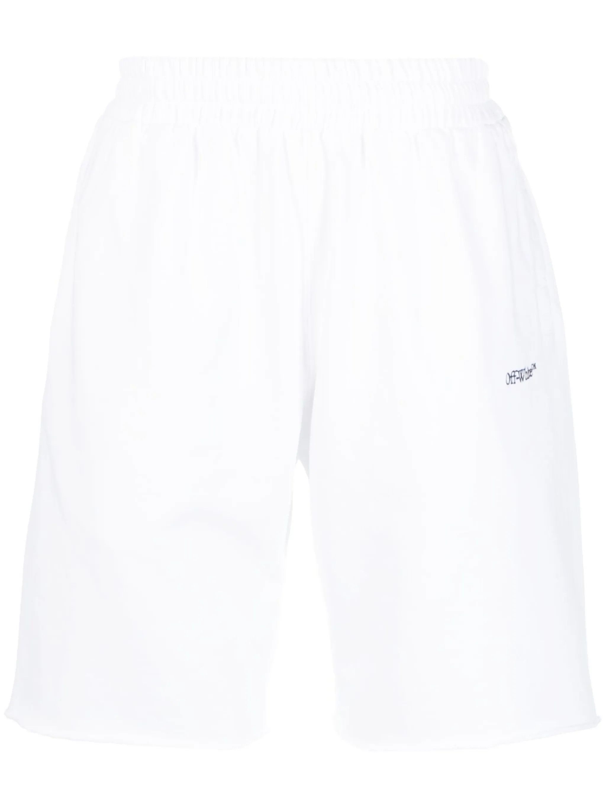 Off-White o1y0225 Logo Short in White Size US 30 / EU 46 - 1 Thumbnail
