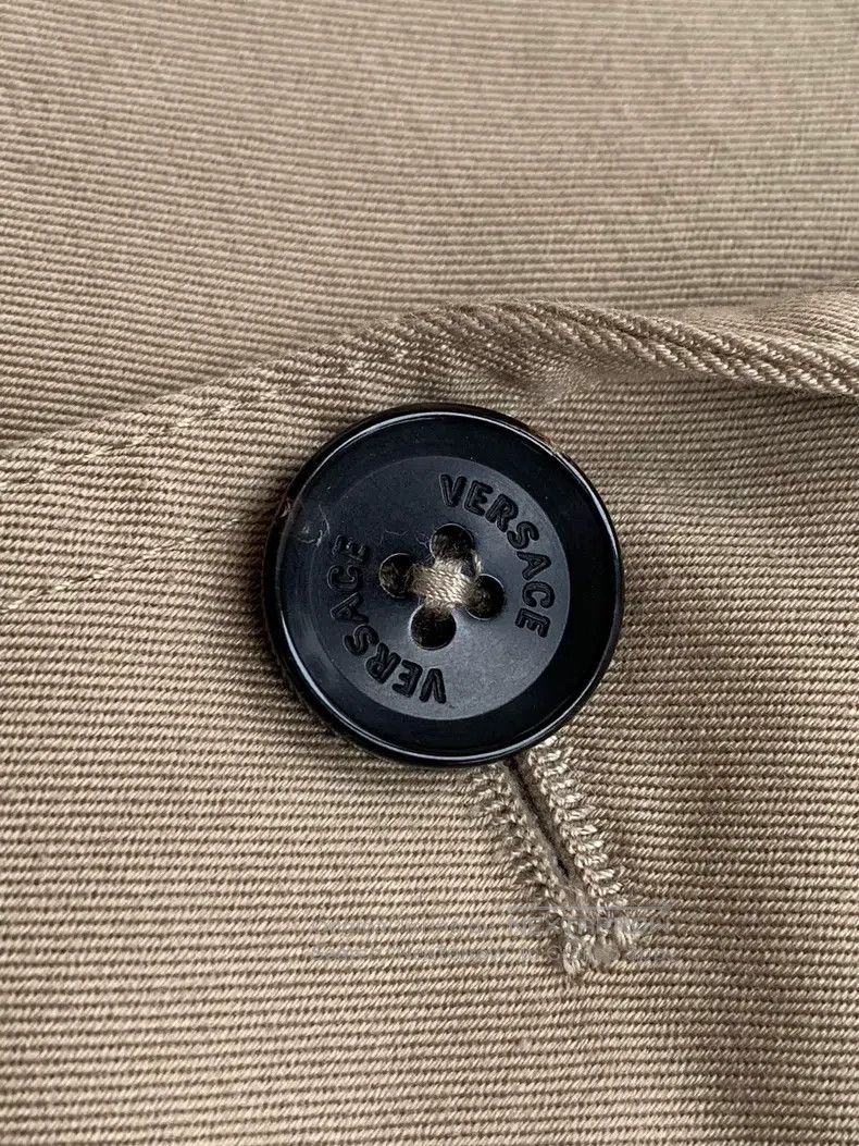 Versace Versace Khaki single blazer Size US XL / EU 56 / 4 - 5 Thumbnail
