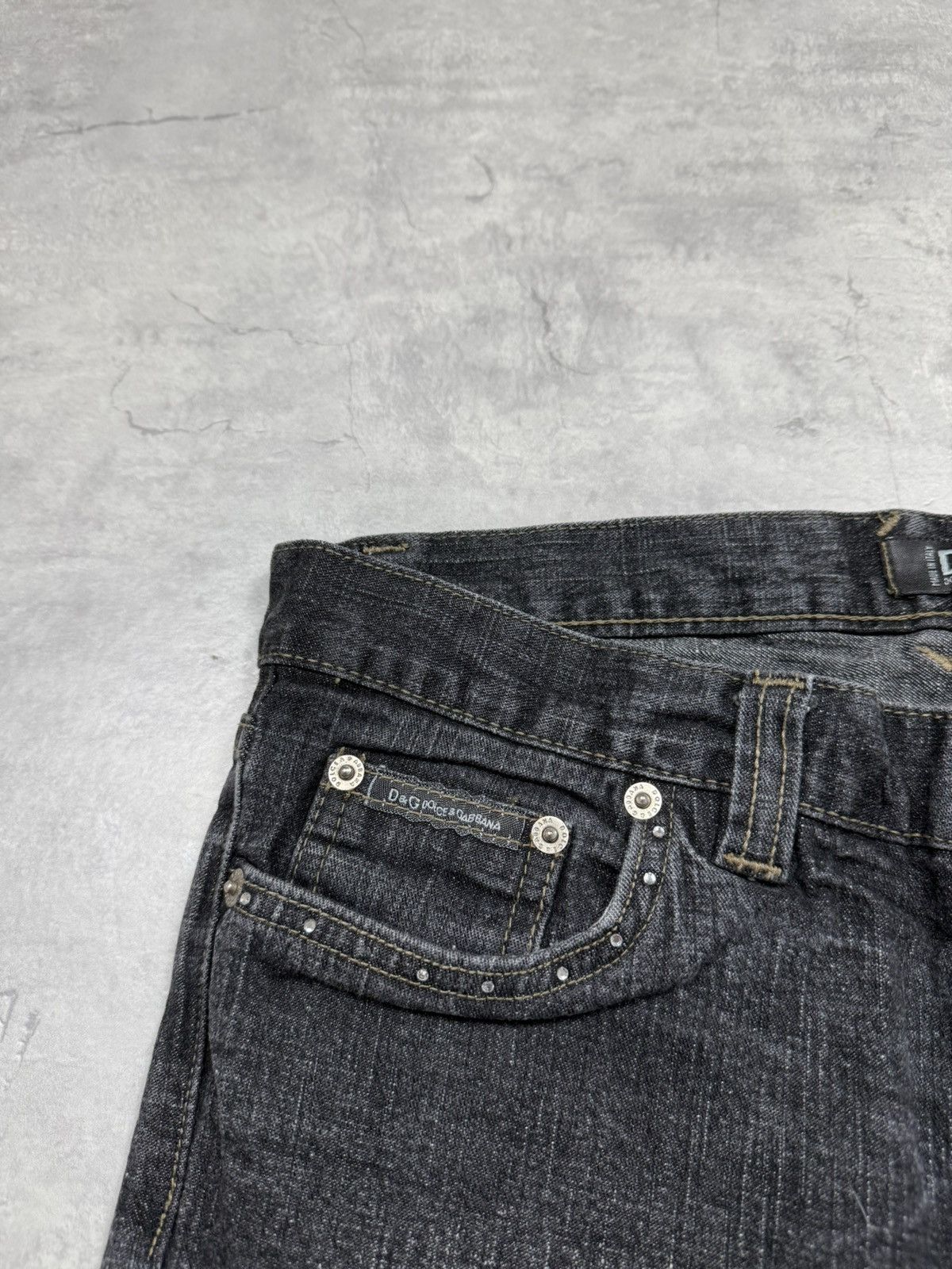 Dolce & Gabbana Dolce Gabbana Big Logo Vintage Jeans Size 32" / US 10 / IT 46 - 5 Thumbnail