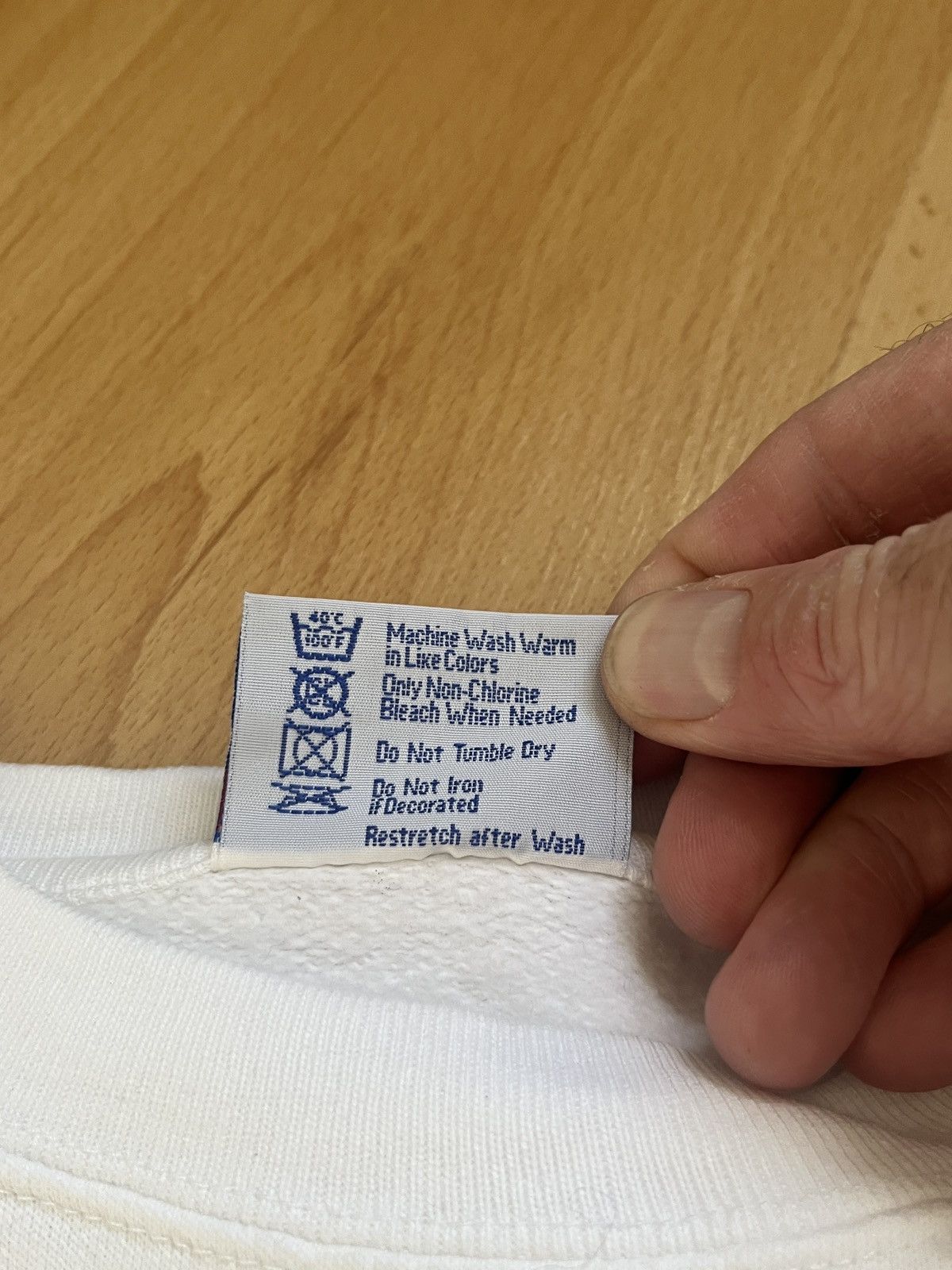 Hanes Roland Garros x Hanes white vintage sweatshirt Size US L / EU 52-54 / 3 - 8 Thumbnail