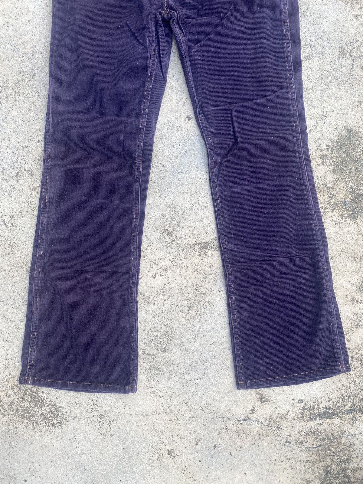 Designer × Hysteric Glamour × Japanese Brand Flare Hysteric Glamour Corduroy Low Rise Bush Pants Size US 27 - 13 Thumbnail