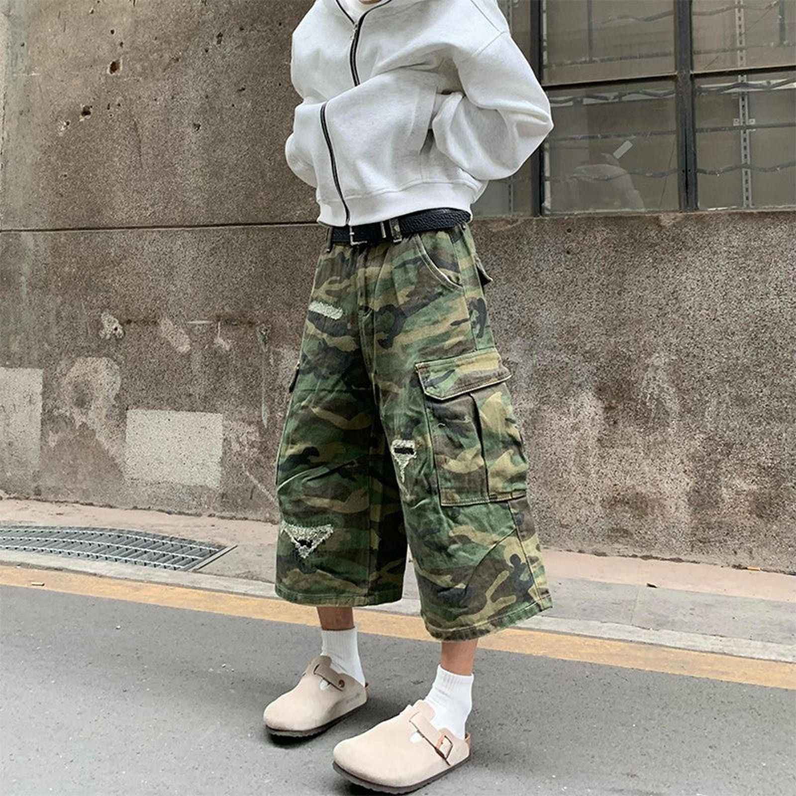 Other Camo Distressed Jorts, Baggy Shorts Size US 32 / EU 48 - 4 Thumbnail