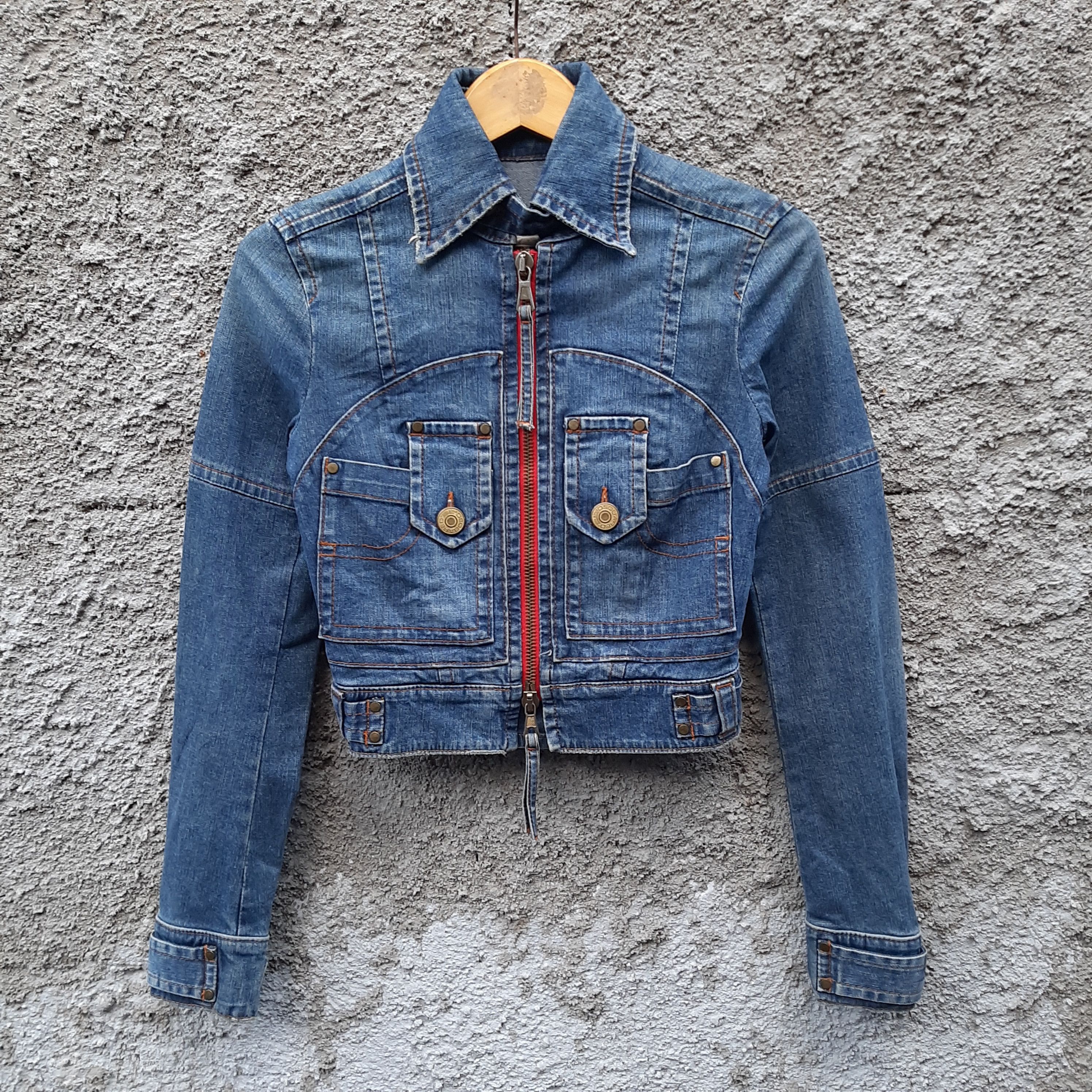 ジャケット DSQUARED2 Woman Jacket Denim S73AM0358 S30341 470 Dsquared2 DSQUARED2 Women Denim Jackets S30341 S73AM0358 470