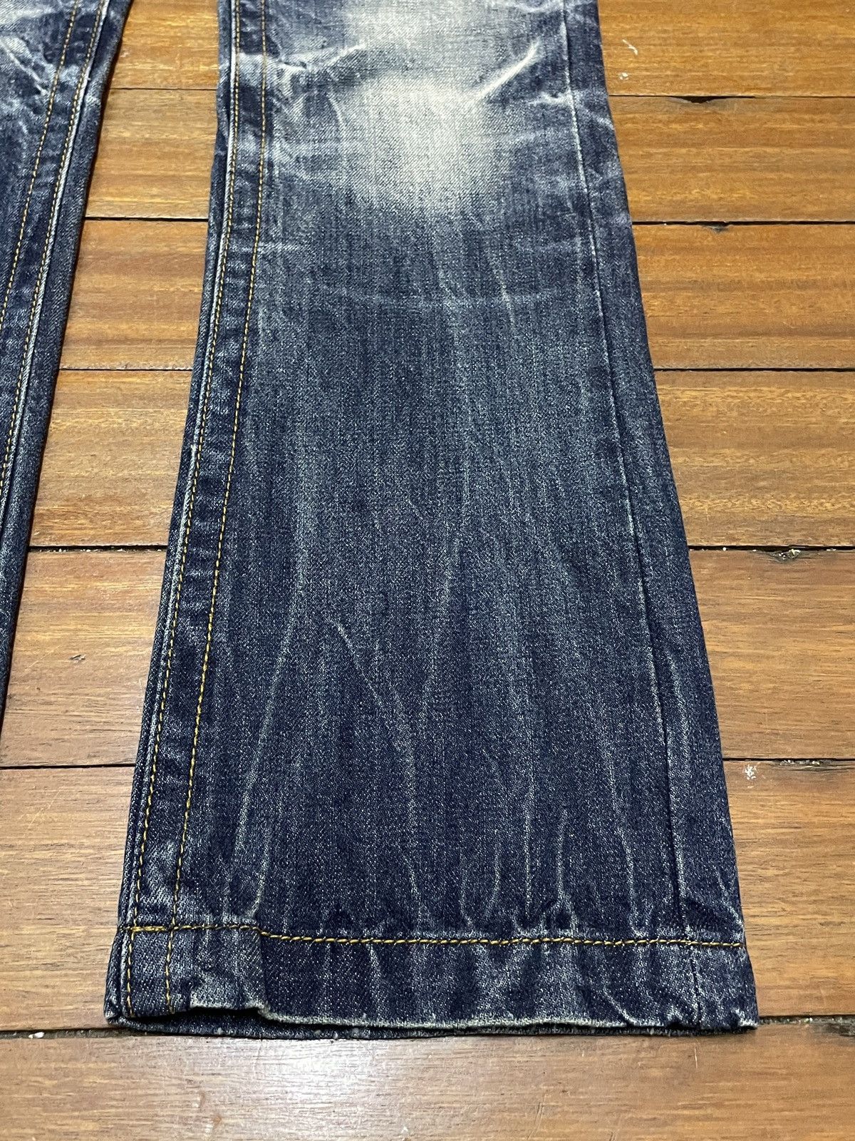 Japanese Brand Very Rare Design Vintage Japanese Brand Trinity Jeans 2000s Size US 31 - 6 Thumbnail