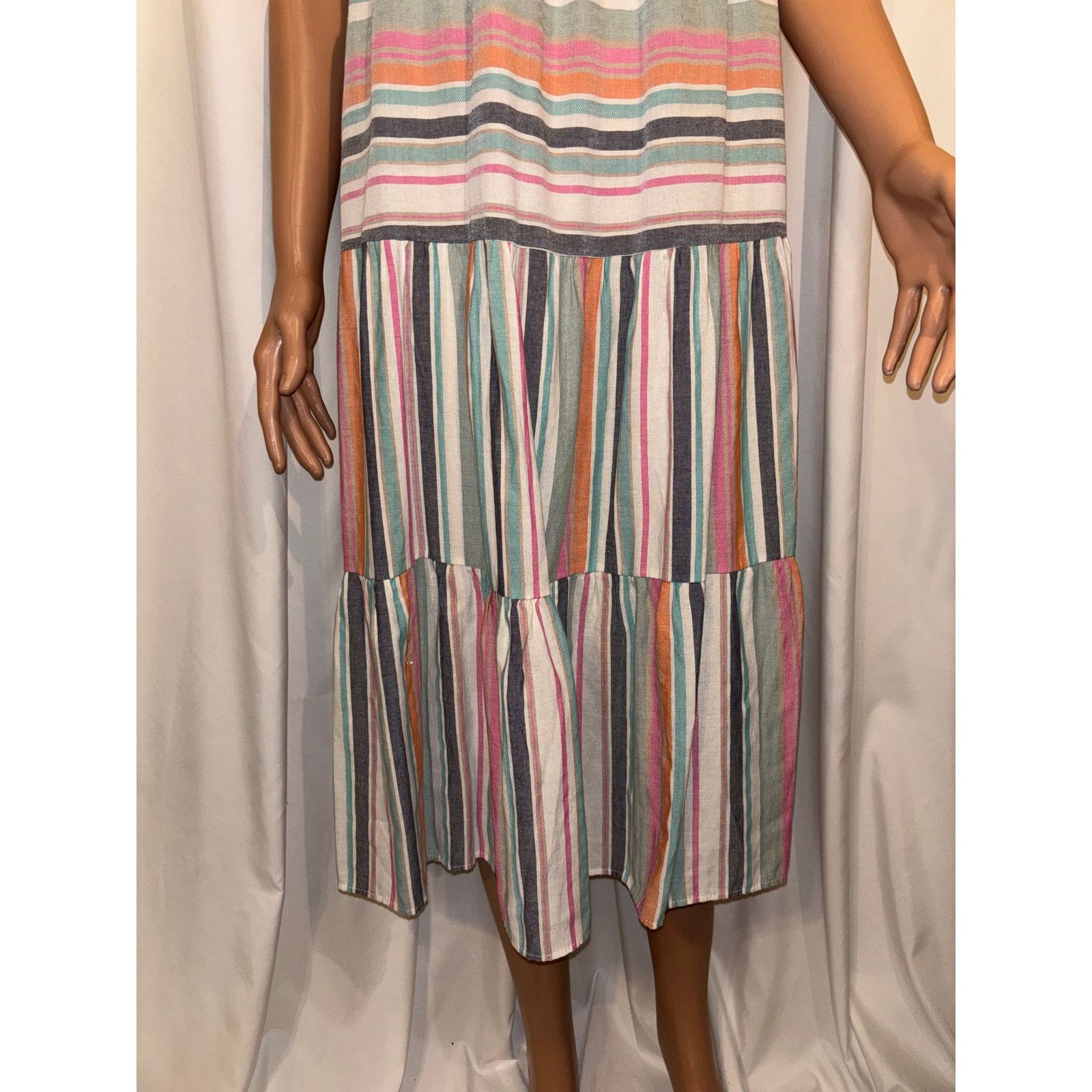 Shein SHEIN Multi-Color Midi Dress Size Large Size L / US 10 / IT 46 - 2 Thumbnail