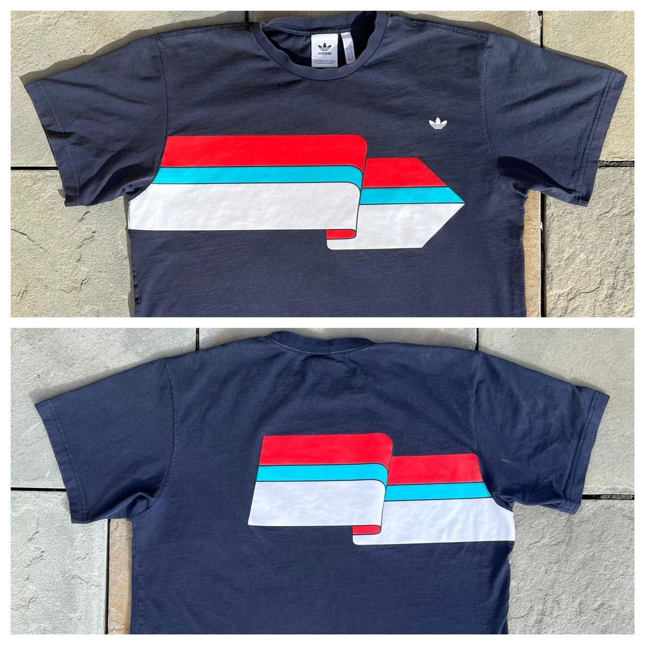 Adidas Adidas Front and Back Wraparound Graphic T-Shirt Size US XL / EU 56 / 4 - 1 Thumbnail