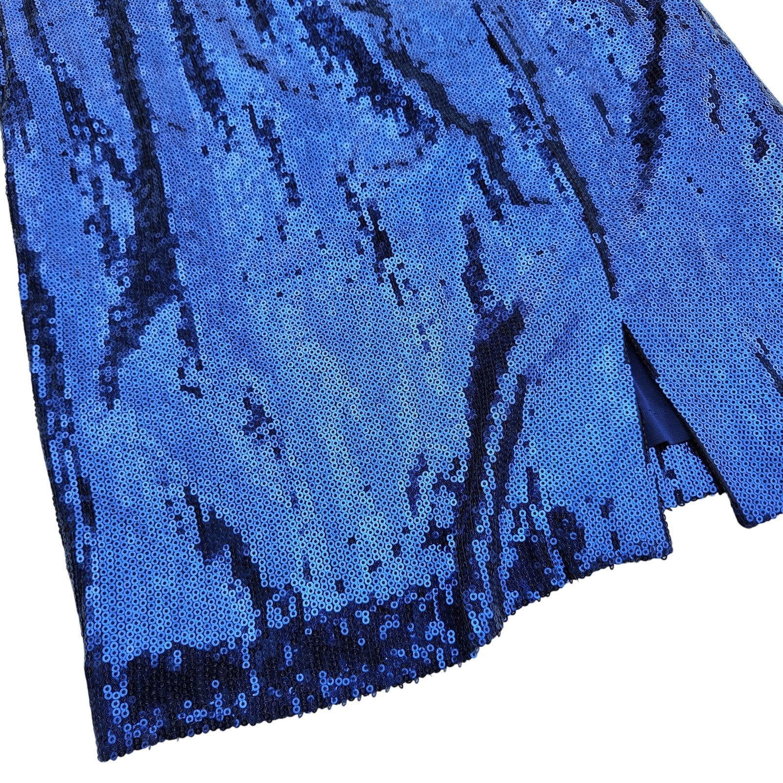Nicole Miller Nicole Miller Women Blue Party Cocktail Mini Dress Size 2 Size XS / US 0-2 / IT 36-38 - 4 Thumbnail