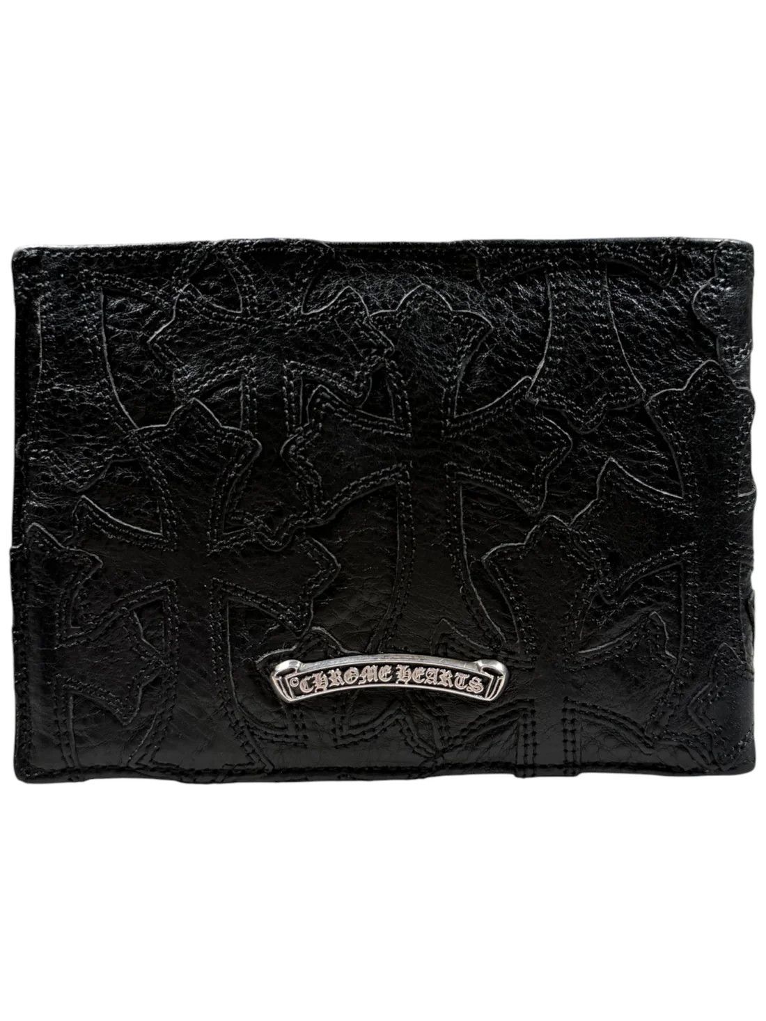Chrome Hearts Cemetery Cross Patch Snap Bi-Fold Wallet Size ONE SIZE - 2 Thumbnail