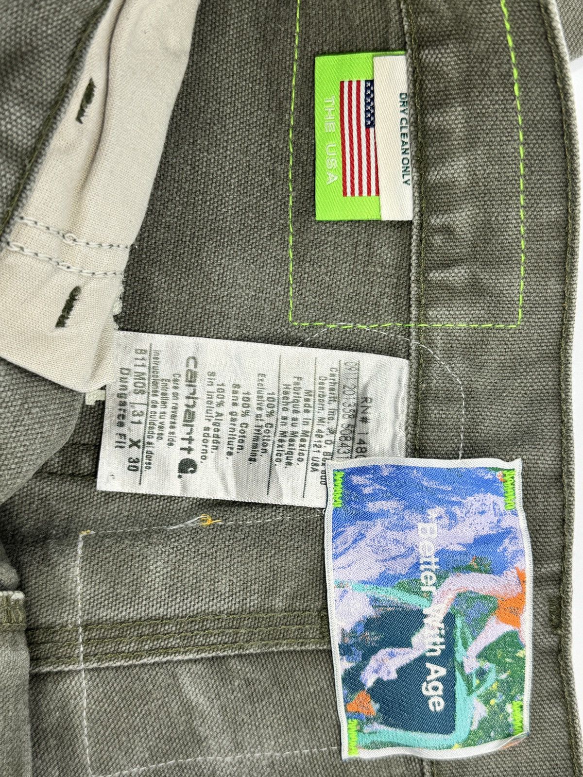 Better With Age GENTLEMENS CARHARTT CARPENTER TROUSERS Size US 32 / EU 48 - 5 Thumbnail