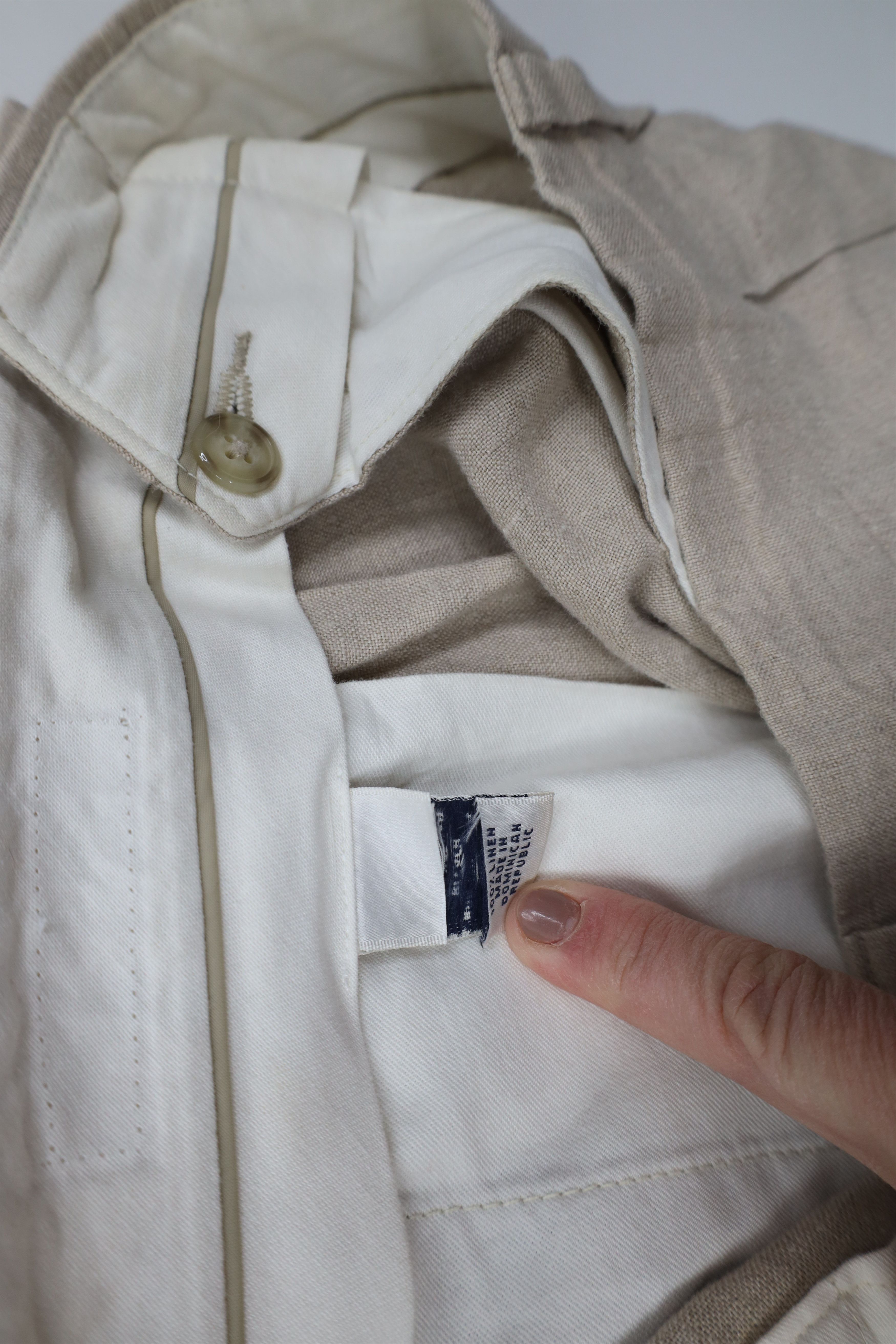 Vintage Vintage 90s Y2K Streetwear Knit Wide Leg Chino Pants Beige Size US 36 / EU 52 - 8 Thumbnail
