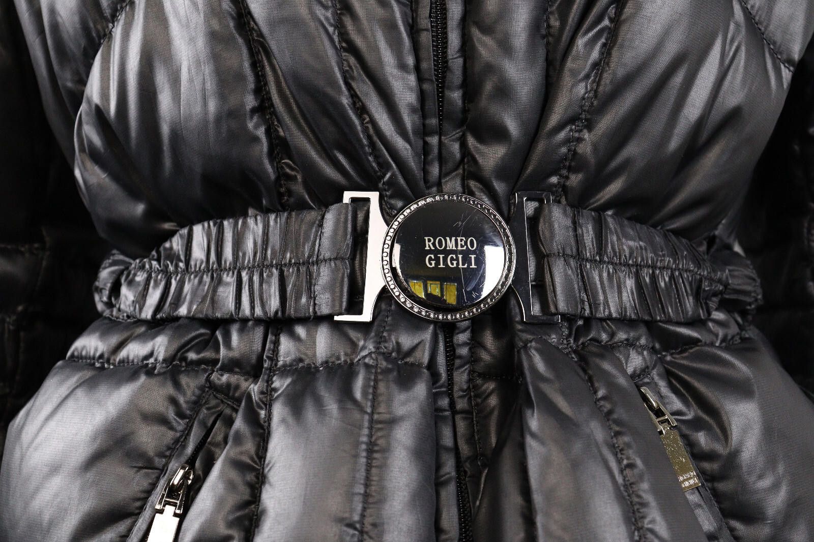 Romeo Gigli Romeo Gigli Full Zip Quilted Belted Overcoat Jacket Size L Size L / US 10 / IT 46 - 5 Thumbnail