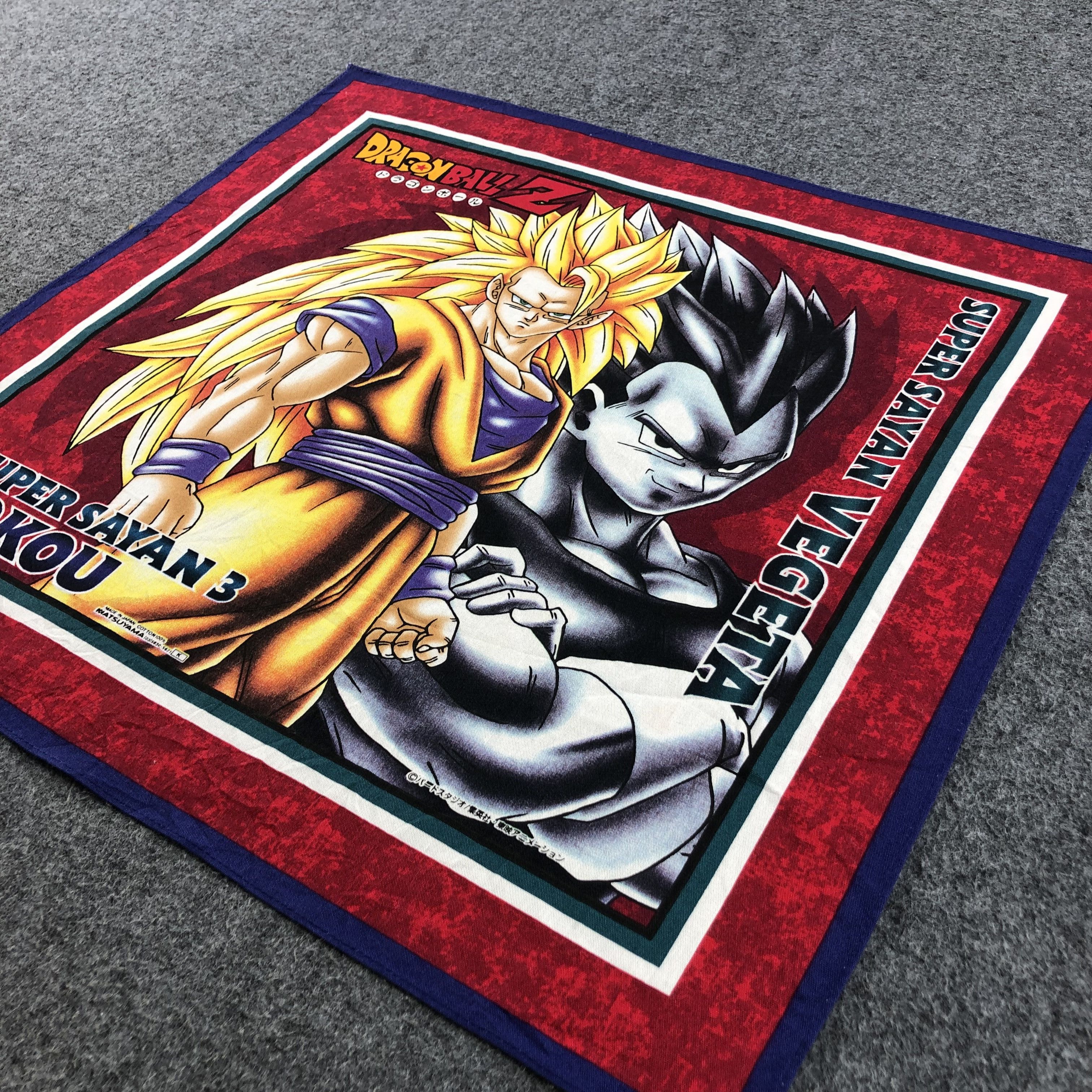 Anime × Japanese Brand × Vintage Dragon Ball Z Handkerchief Bandana Neckerchief X21 Size ONE SIZE - 5 Thumbnail