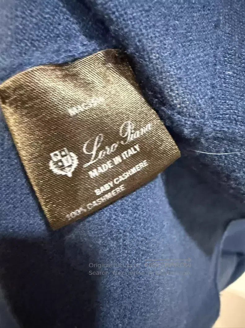 Loro Piana Loro Piana Men's Baby Cashmere Polo Sweater Dark Blue Size US L / EU 52-54 / 3 - 5 Thumbnail